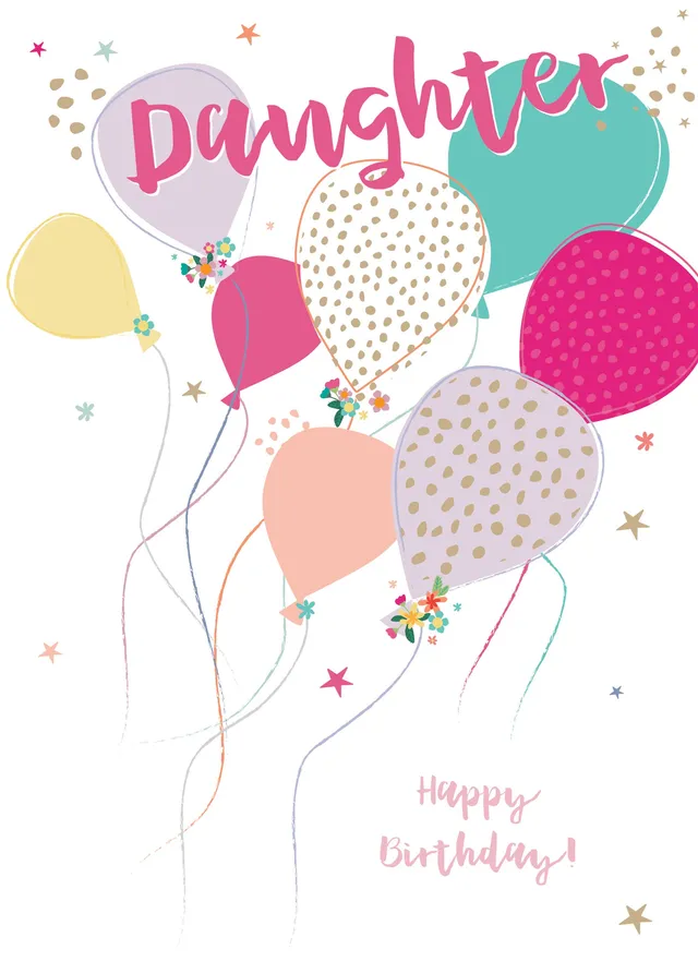 otter-house-family-circle-geburtstagskarte-tochter-ballons image 1