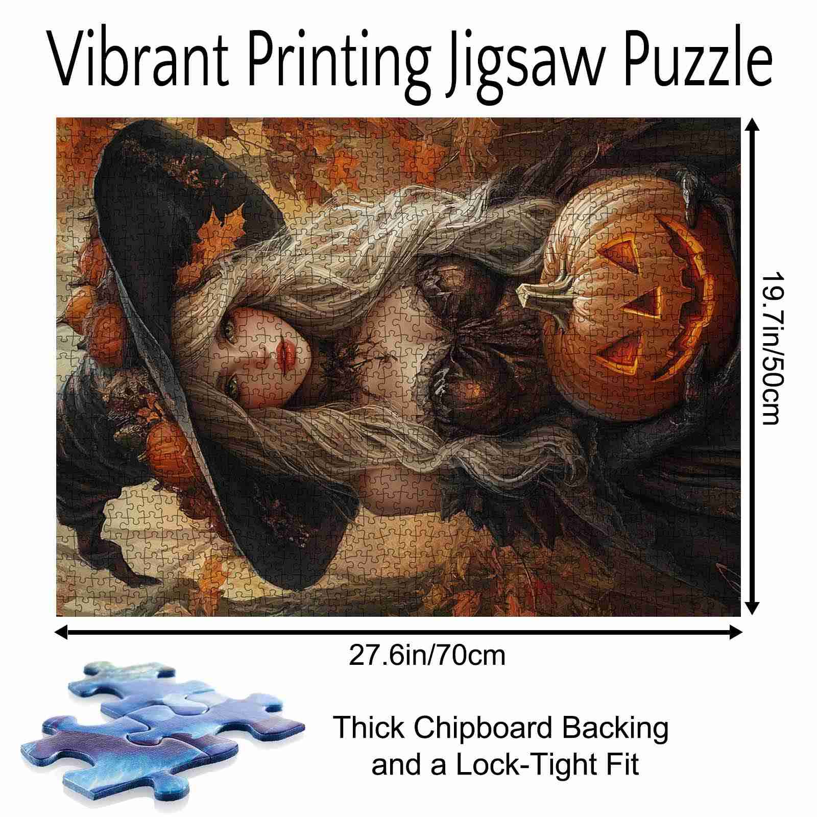 tucocoo-elegant-witch-pumpkin-puzzle-1000-teile image 5