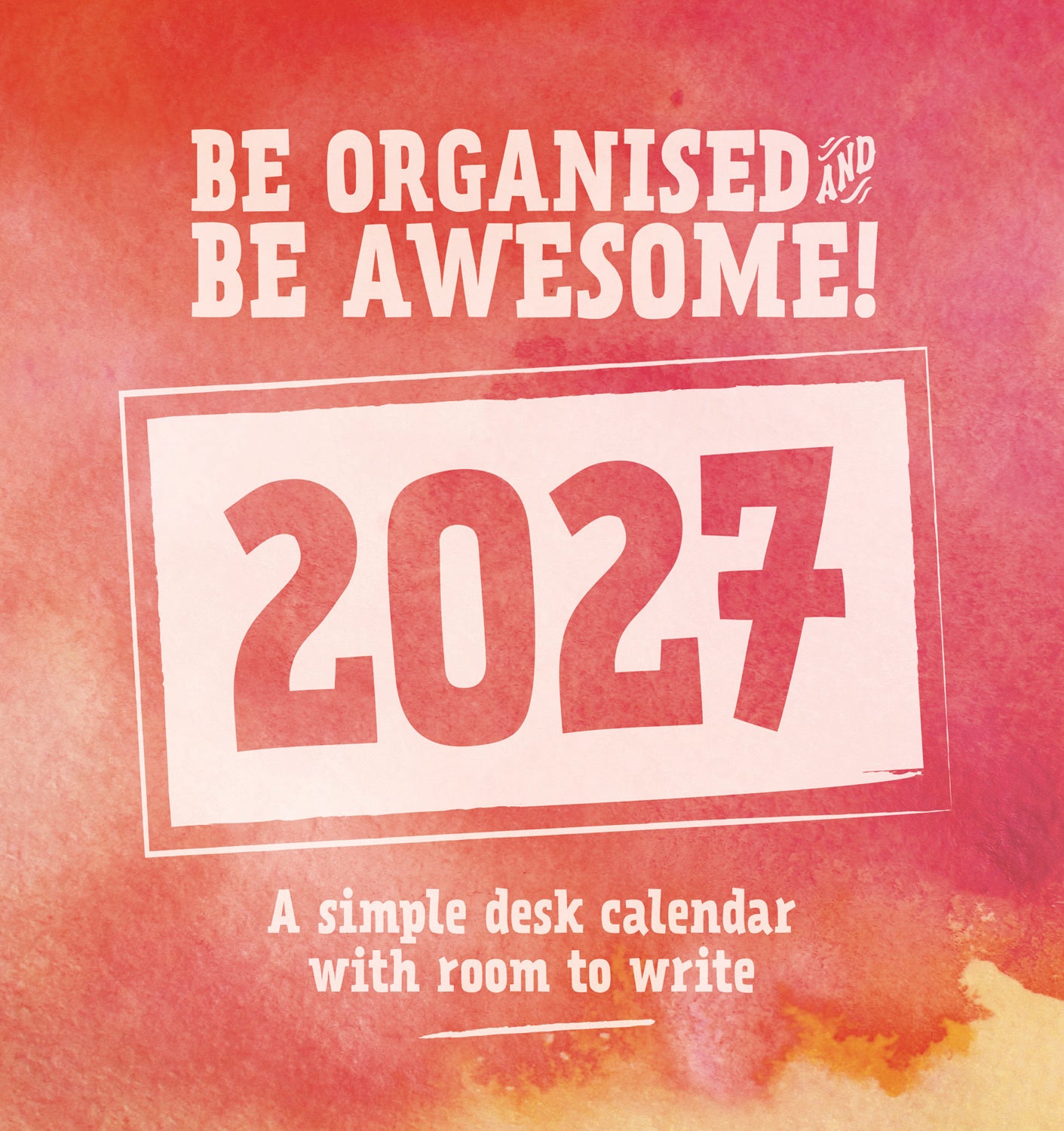 otter-house-be-organised-be-awesome-tischkalender-2027 image 1
