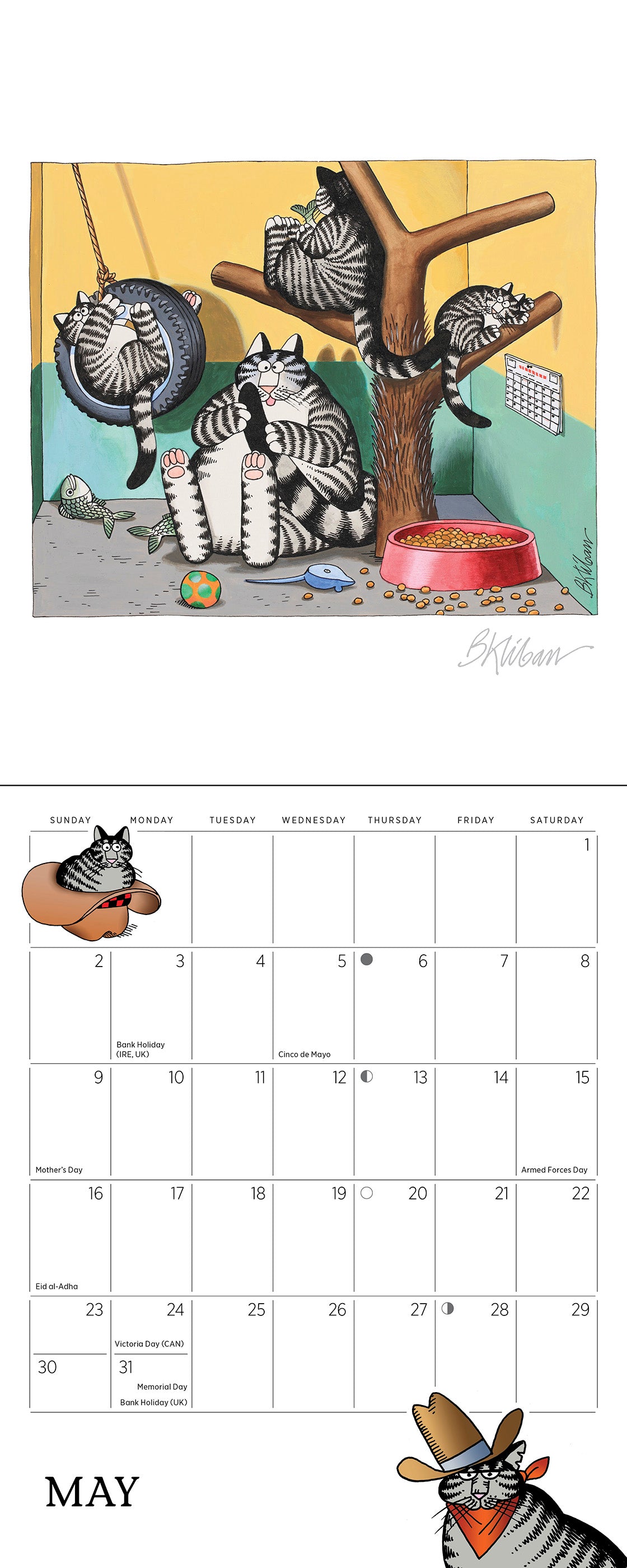 pomegranate-b-kliban-catcalendar-mini-wandkalender-2027 image 7