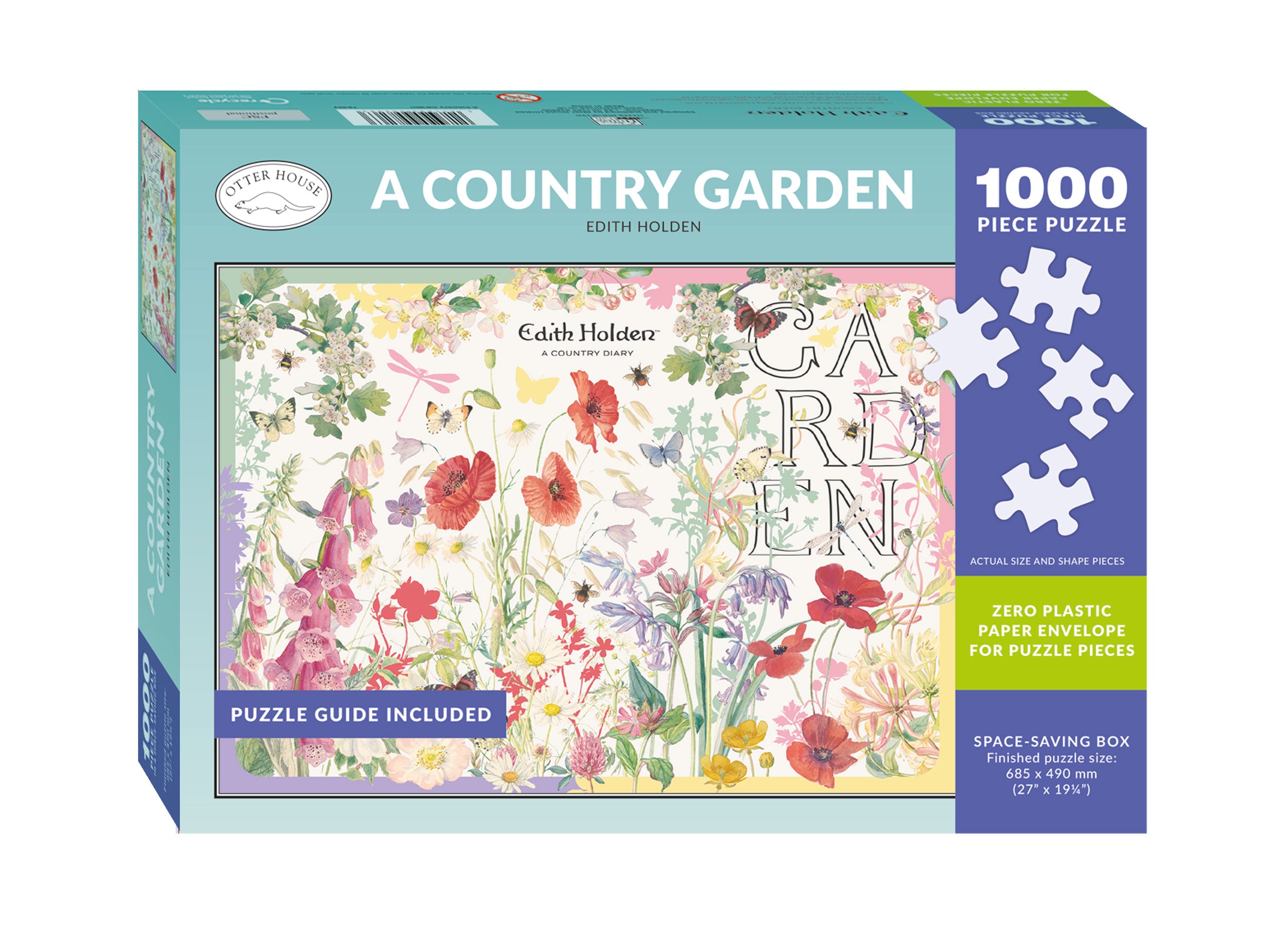 otter-house-edith-holden-country-garden-puzzle-1000-teile image 2