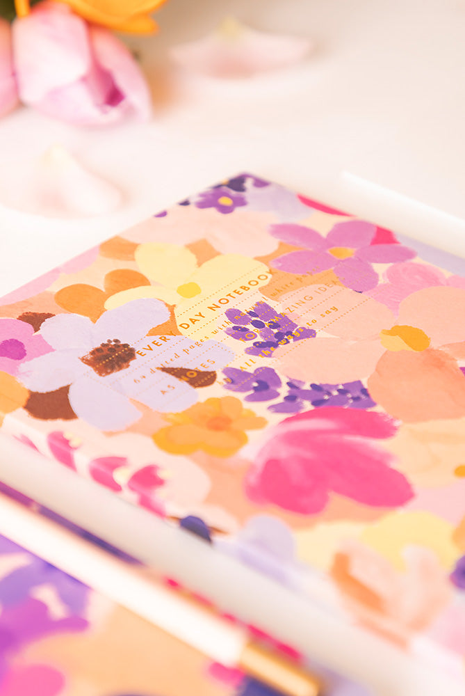 all-the-ways-to-say-flower-garden-notizbuch-a5-goldfolie image 3