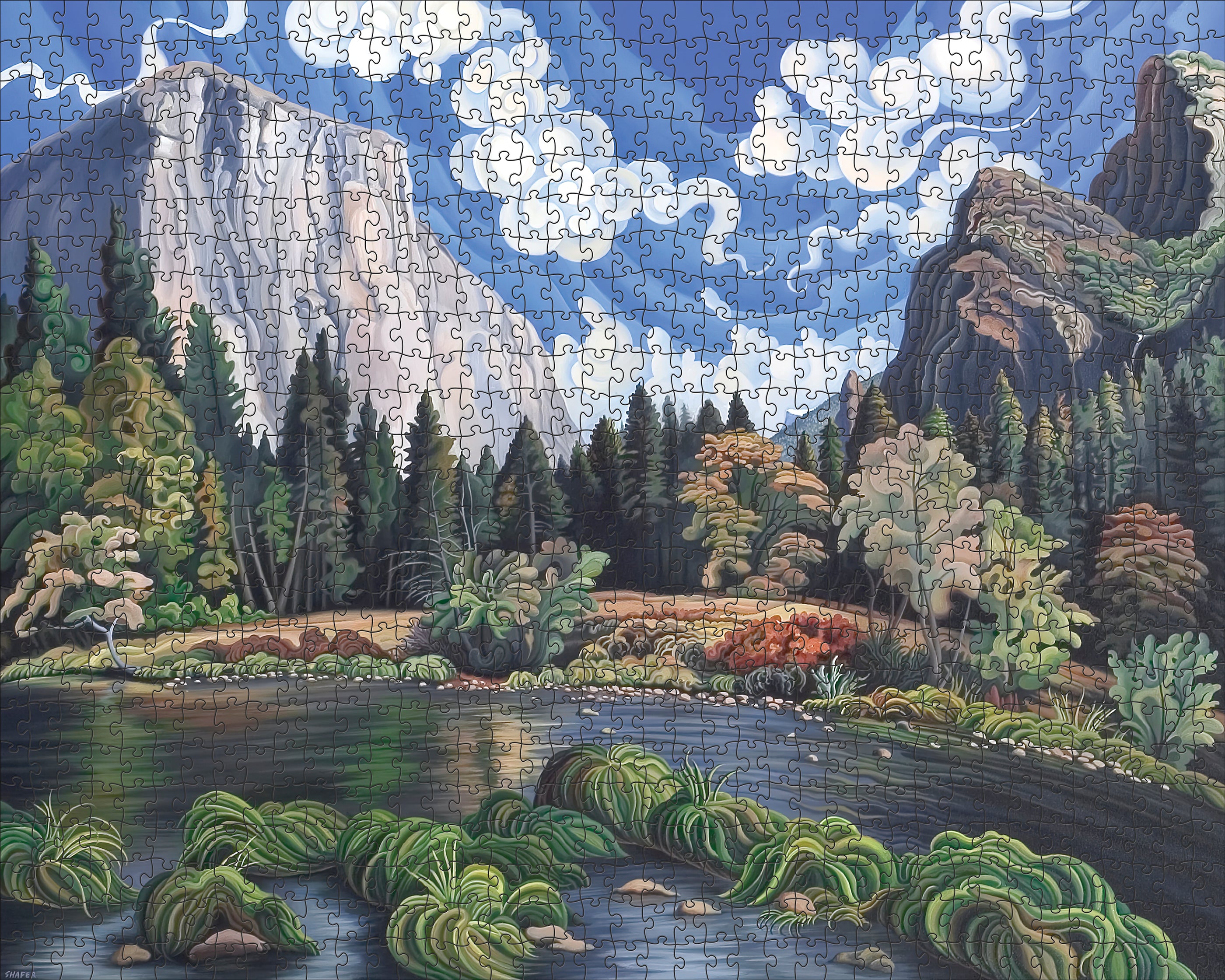 pomegranate-phyllis-shafer-yosemite-1000-teile-puzzle-herbst image 2