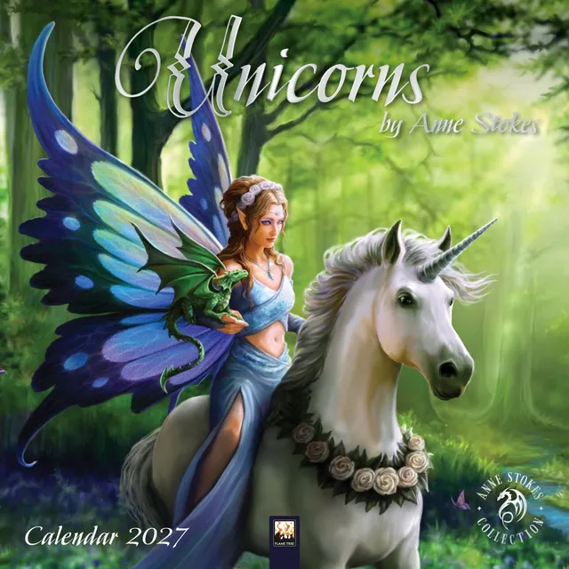 otter-house-anne-stokes-unicorns-wandkalender-2027-fantasy image 1