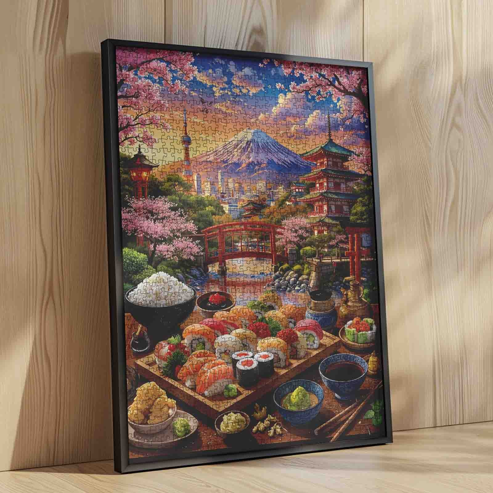 tucocoo-cherry-blossom-sushi-japan-puzzle-1000-teile-fuji image 4