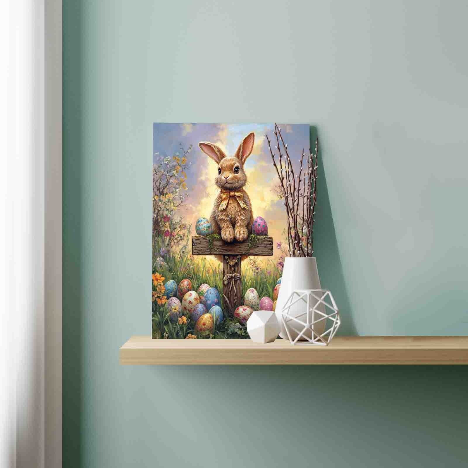 tucocoo-sunset-bunny-with-floral-eggs-malen-nach-zahlen-40x50-ohne-rahmen image 3