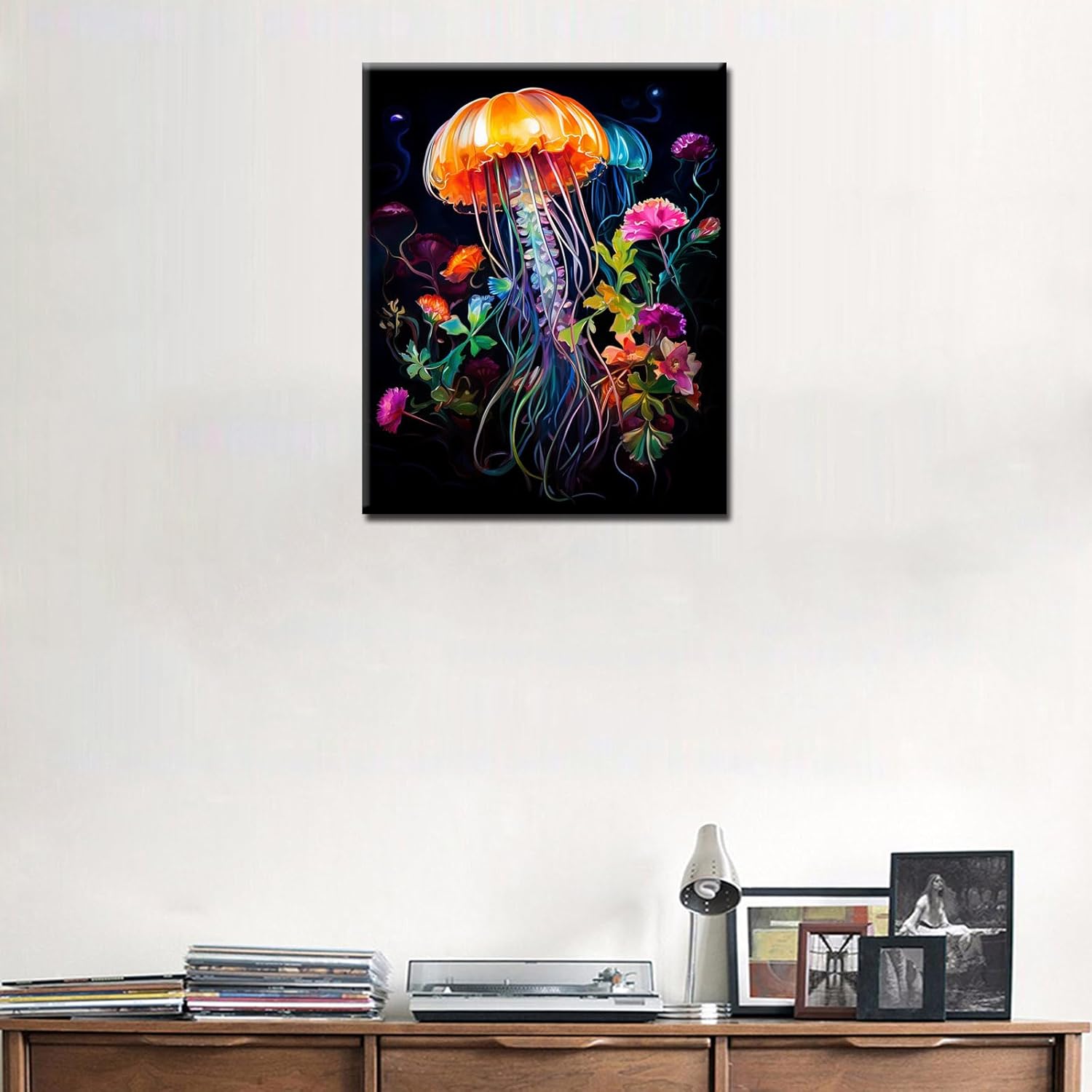 tucocoo-jellyfish-flowers-malen-nach-zahlen-40x50-o-rahmen image 2