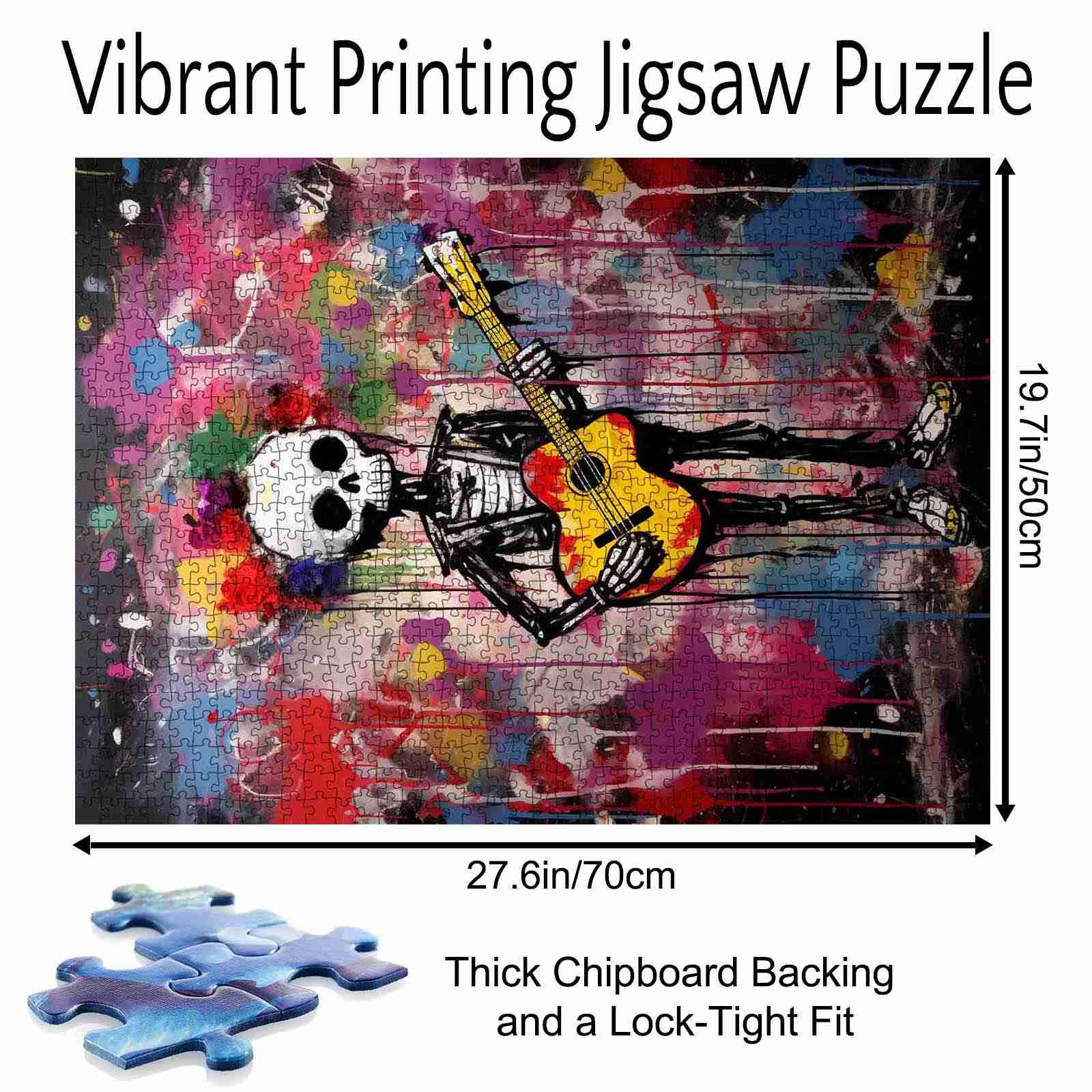 tucocoo-skeleton-guitar-puzzle-1000-teile-graffiti image 5