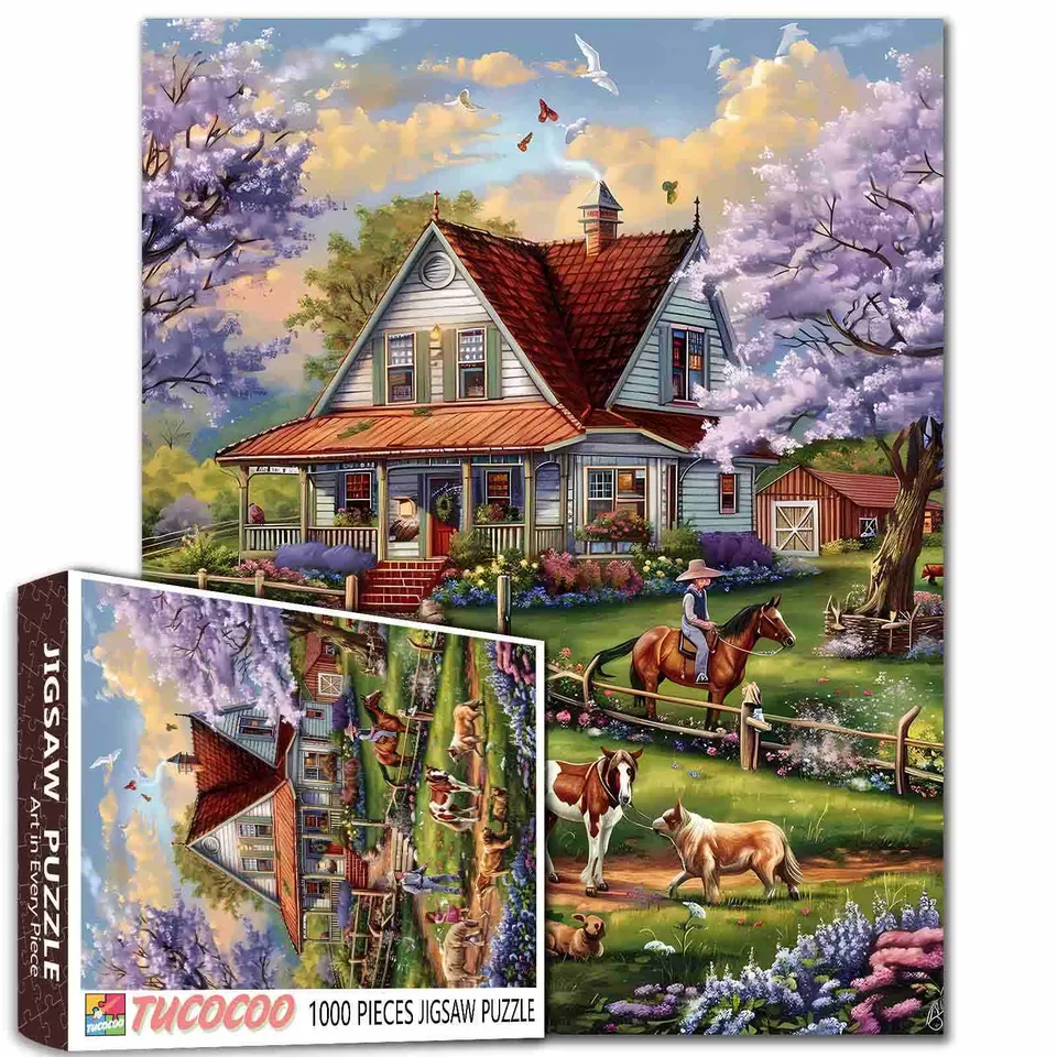 tucocoo-countryside-home-puzzle-1000-teile-landhaus image 1