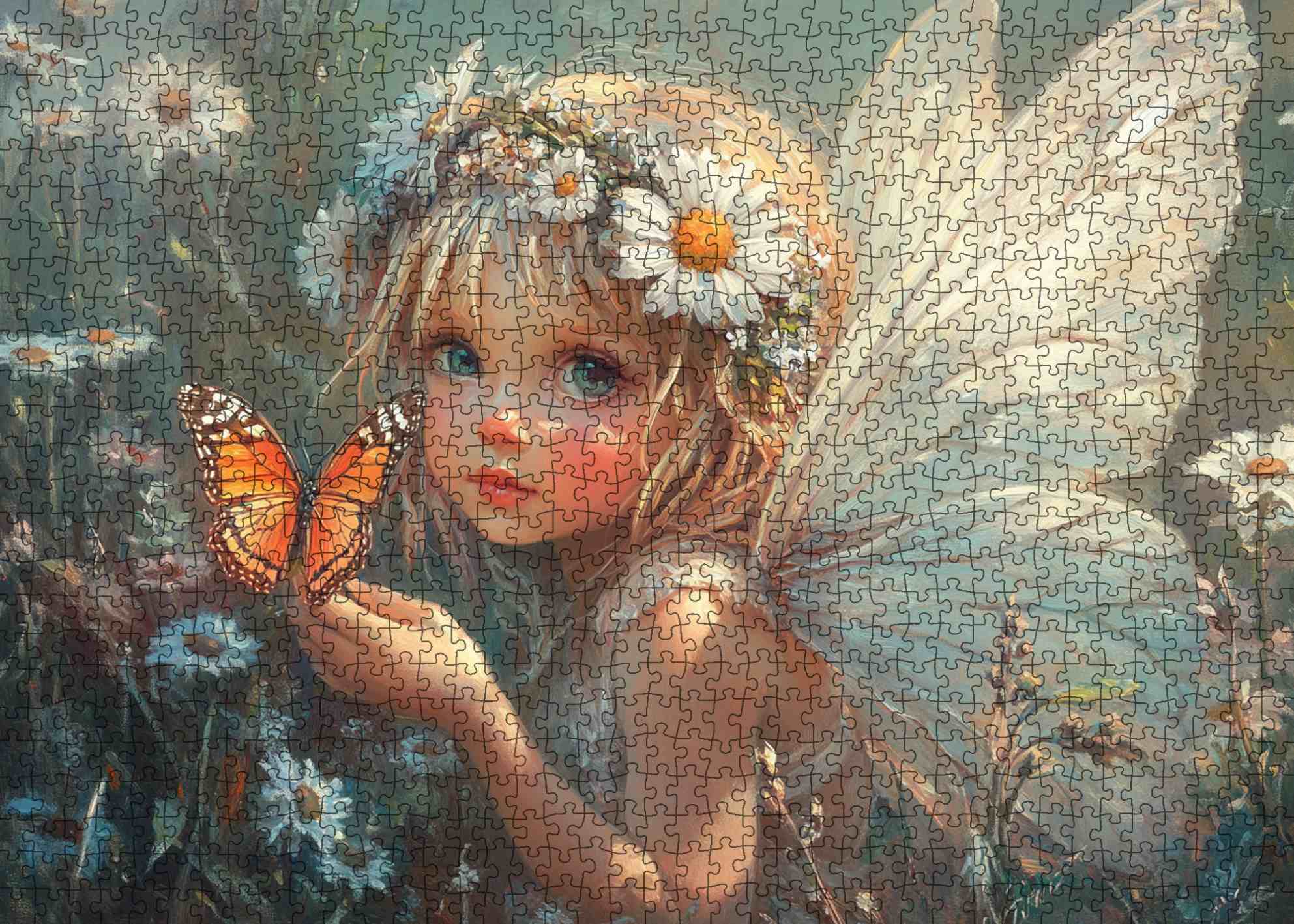 tucocoo-butterfly-angel-meadow-puzzle-1000-teile-engel image 2