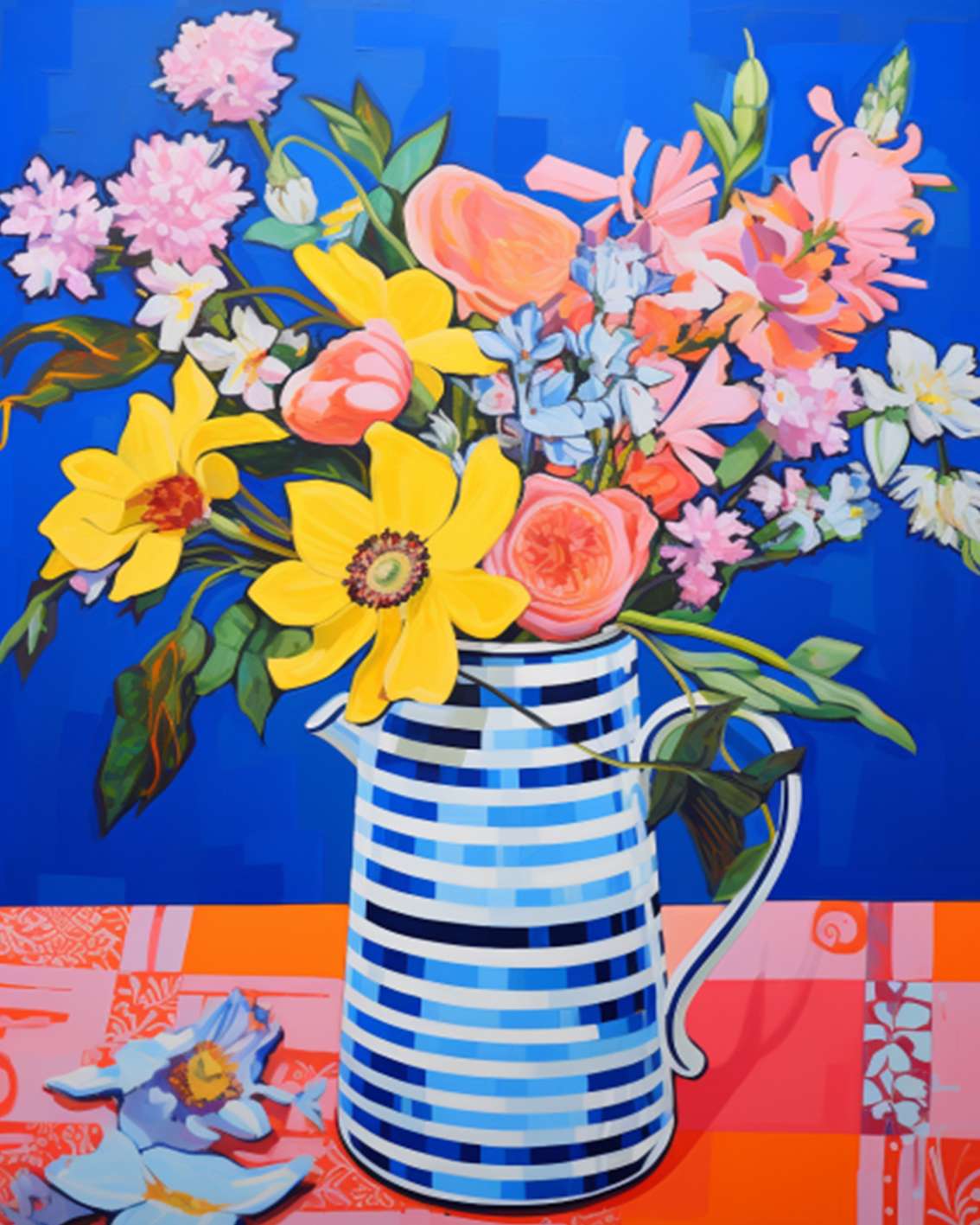 tucocoo-vibrant-floral-bouquet-malen-nach-zahlen-40x50-blumen image 2