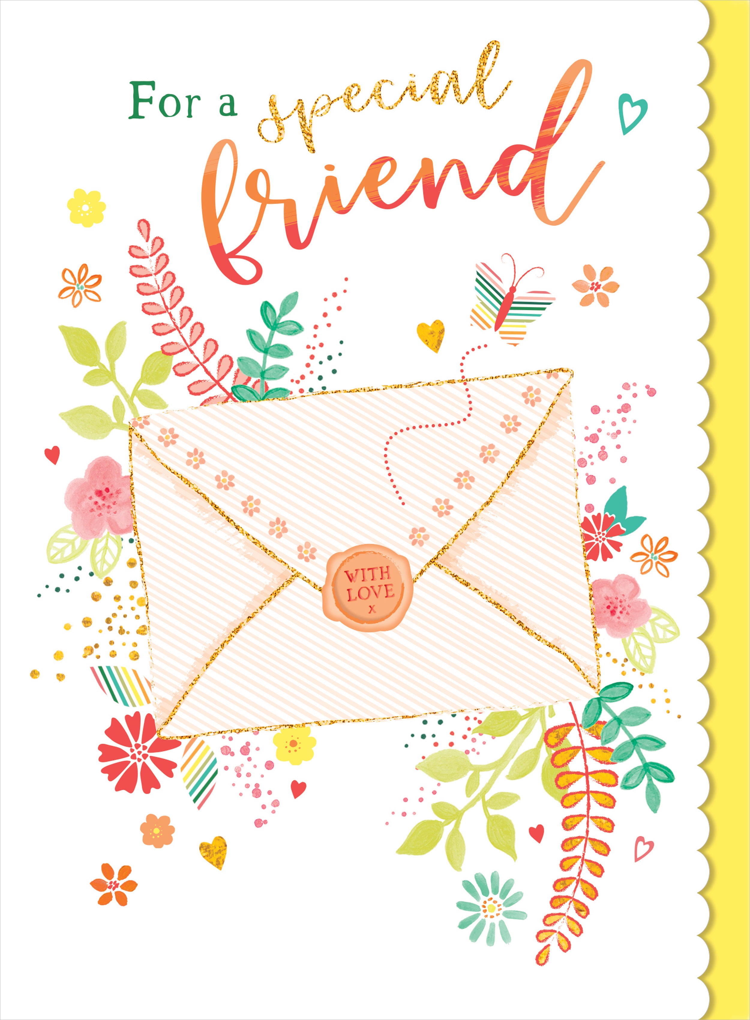 otter-house-beautiful-moments-envelope-flowers-grussskarte image 1
