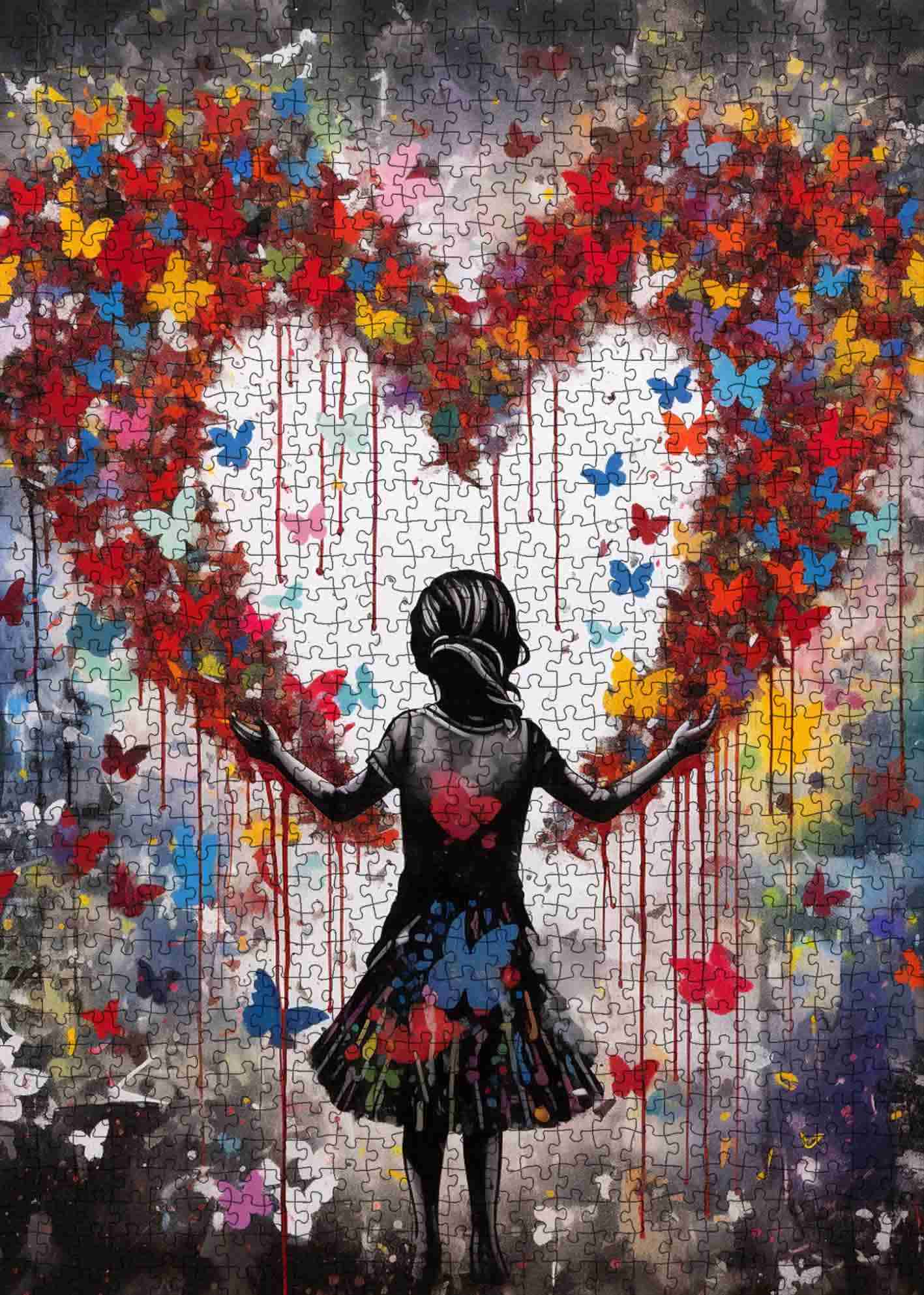 tucocoo-heart-of-butterflies-puzzle-1000-teile-herzform image 2