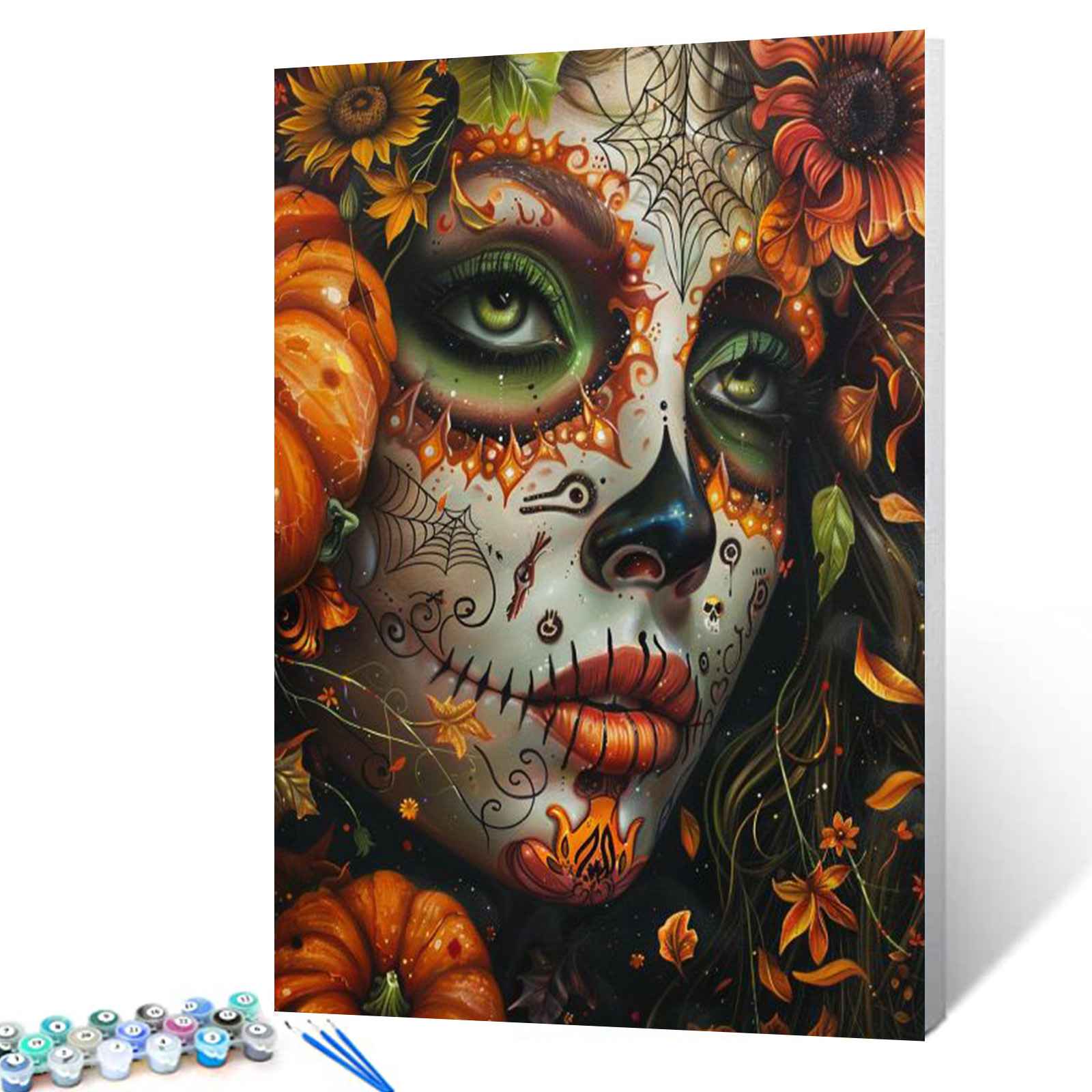 tucocoo-mystic-autumn-woman-malen-nach-zahlen-40x50-herbst image 1