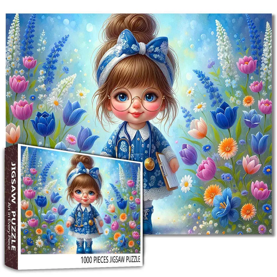 tucocoo-little-garden-doctor-puzzle-1000-teile-garten image 1