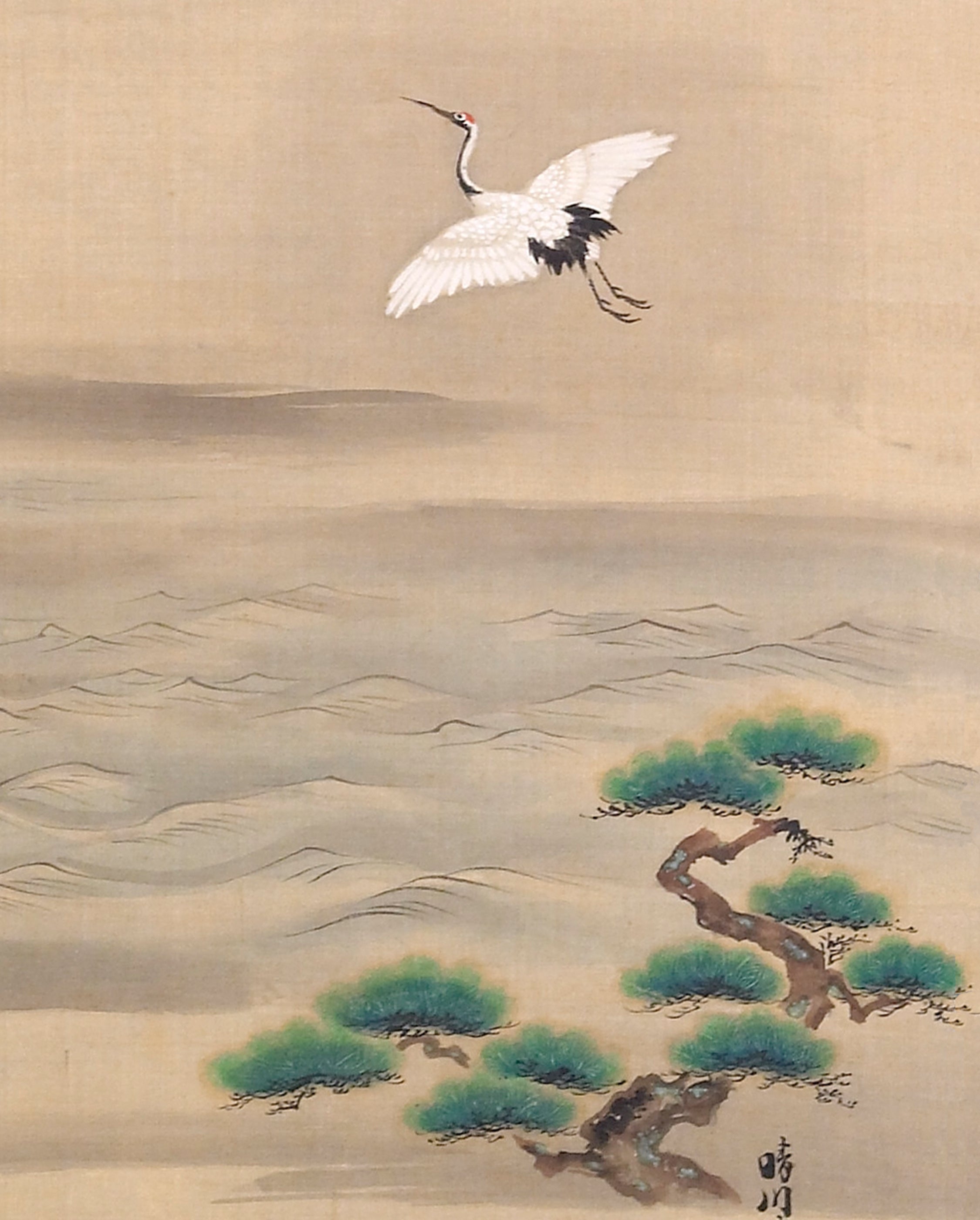 pomegranate-three-cranes-lesezeichen-kraniche-japan image 2