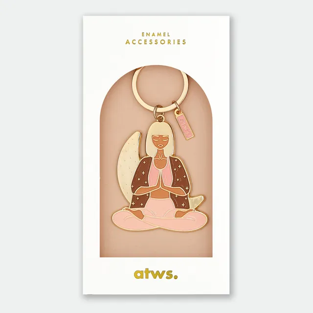 all-the-ways-to-say-lotus-schl-sselanh-nger-emaille-gold image 1