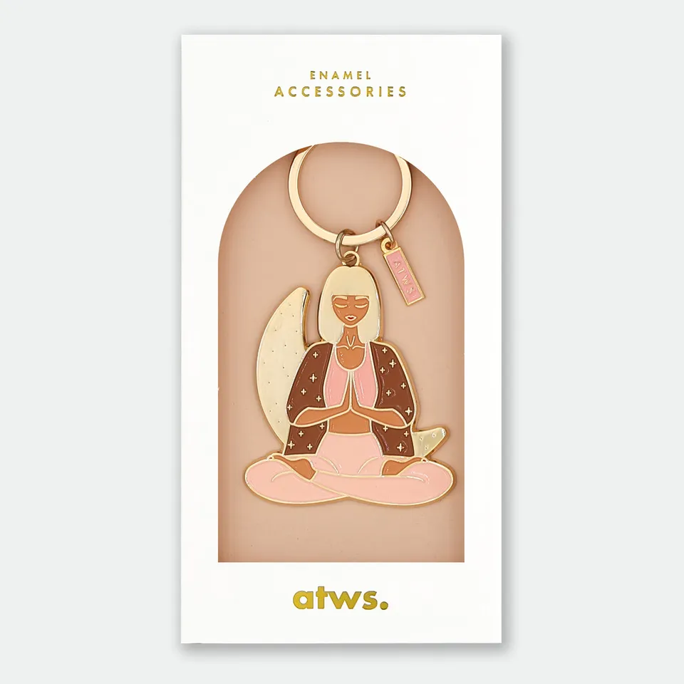 all-the-ways-to-say-lotus-schl-sselanh-nger-emaille-gold image 1