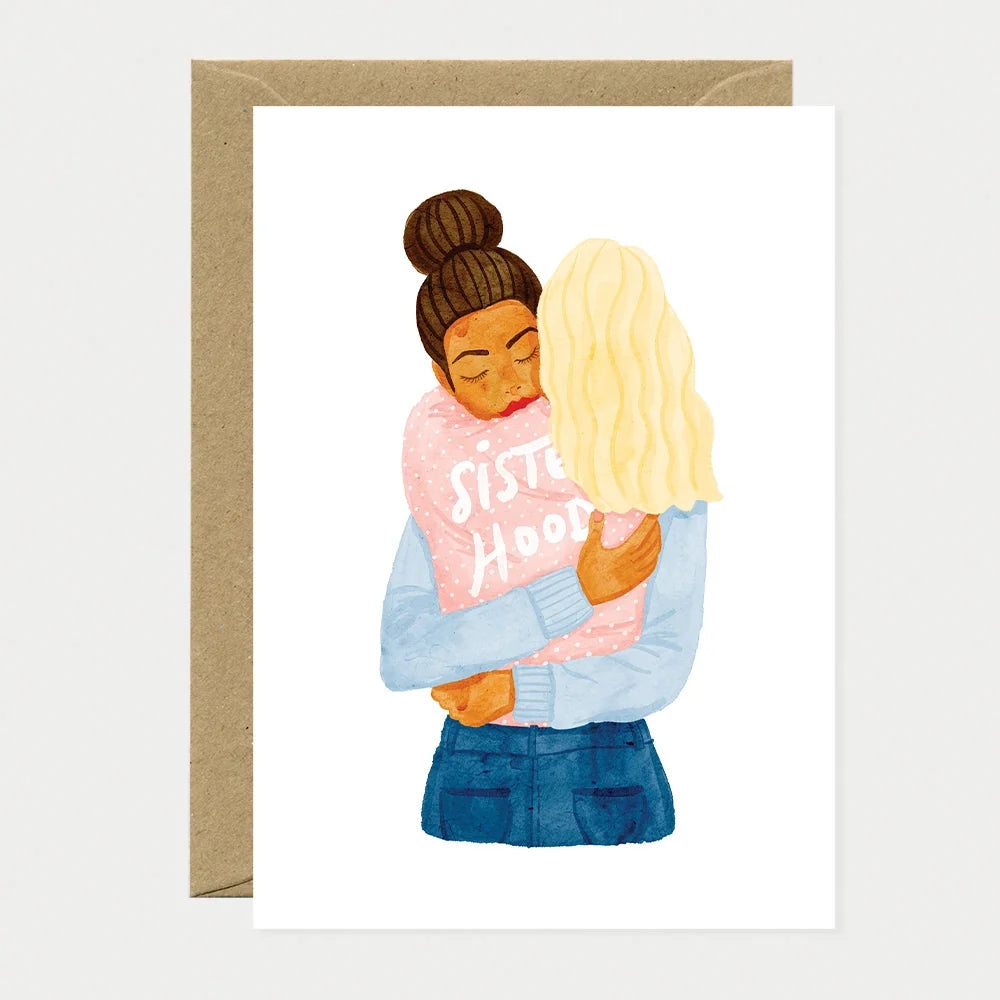 all-the-ways-to-say-sisterhood-gru-karte-a6-umarmung-danke image 1