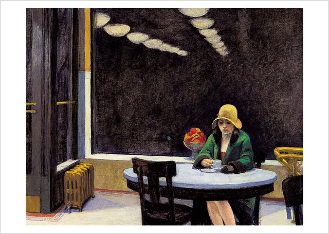 pomegranate-postcards-hopper-automat-postkarte-kunst image 1