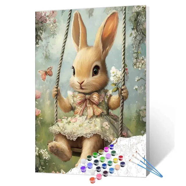 tucocoo-swing-bunny-delight-malen-nach-zahlen-hase-40x50-ohne-rahmen image 1