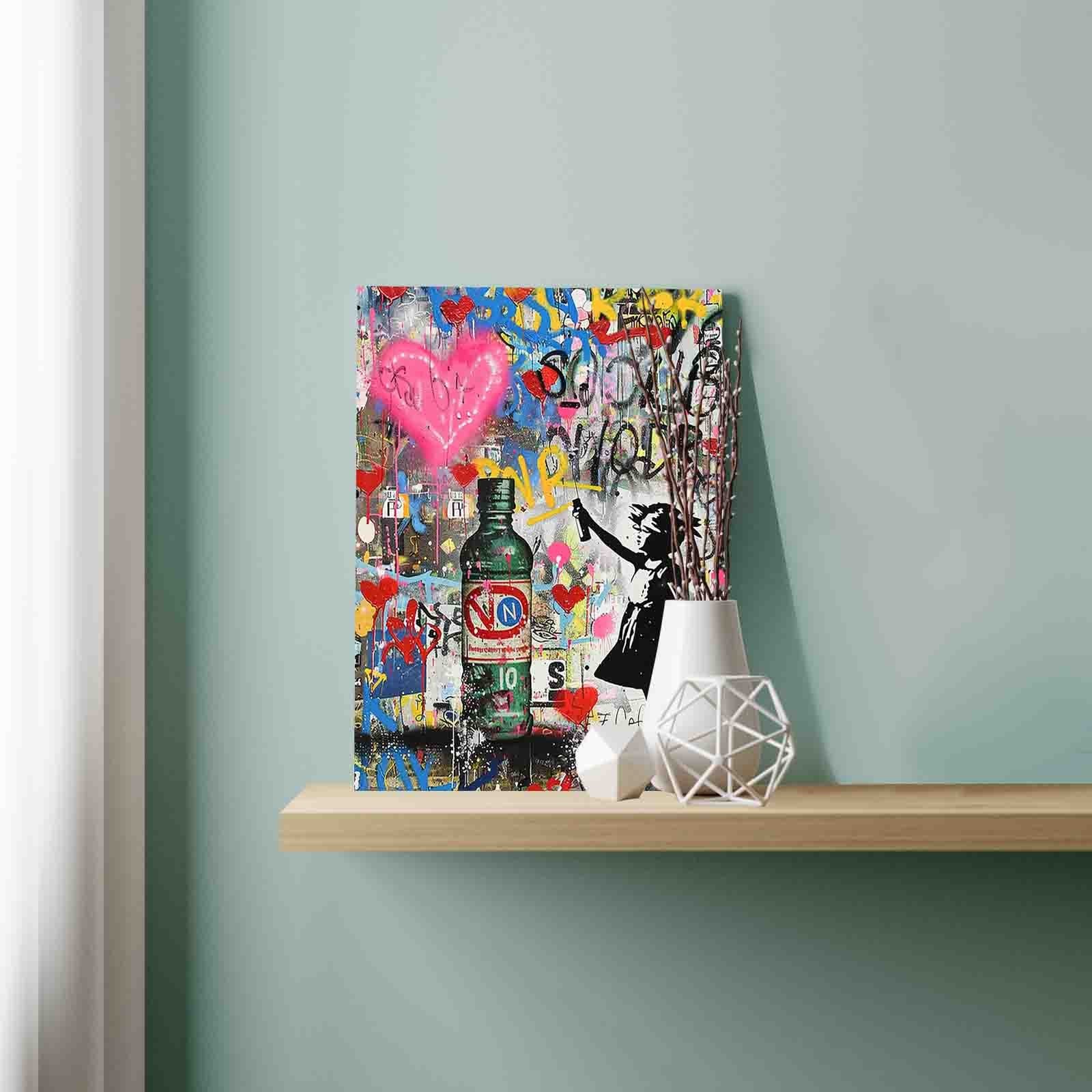 tucocoo-paint-by-numbers-graffiti-girl-malen-nach-zahlen-40x50-ohne-rahmen image 3