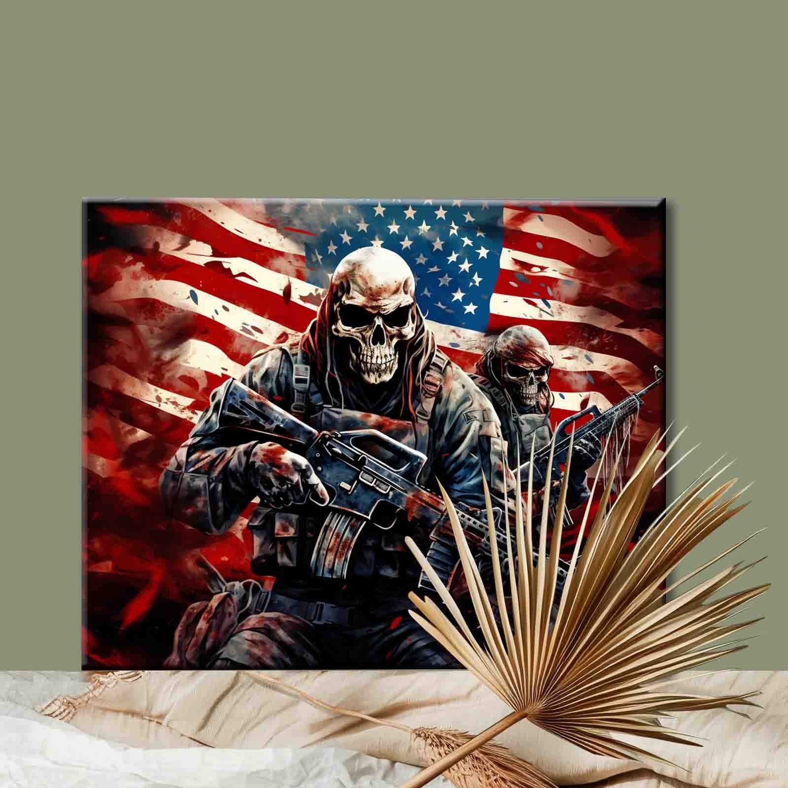 tucocoo-skull-warriors-in-battle-malen-nach-zahlen-40x50 image 2