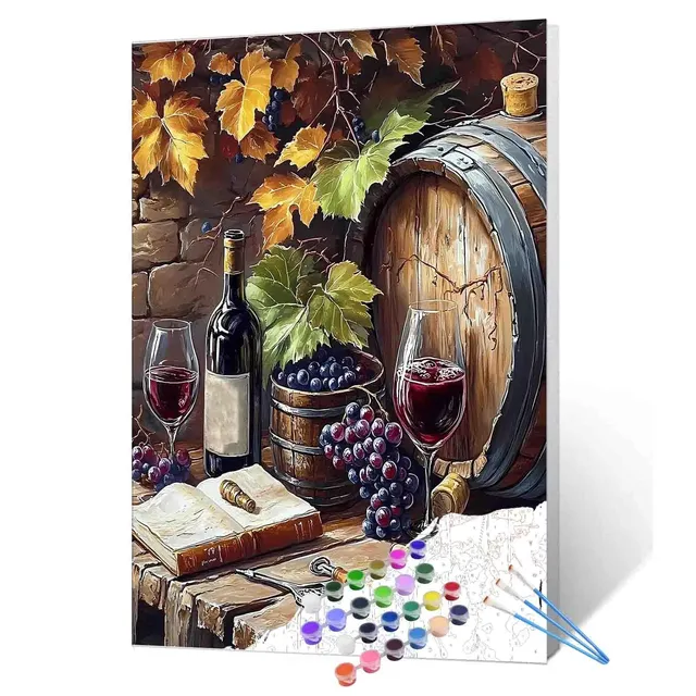 tucocoo-paint-by-numbers-vineyard-malen-nach-zahlen-wein image 1