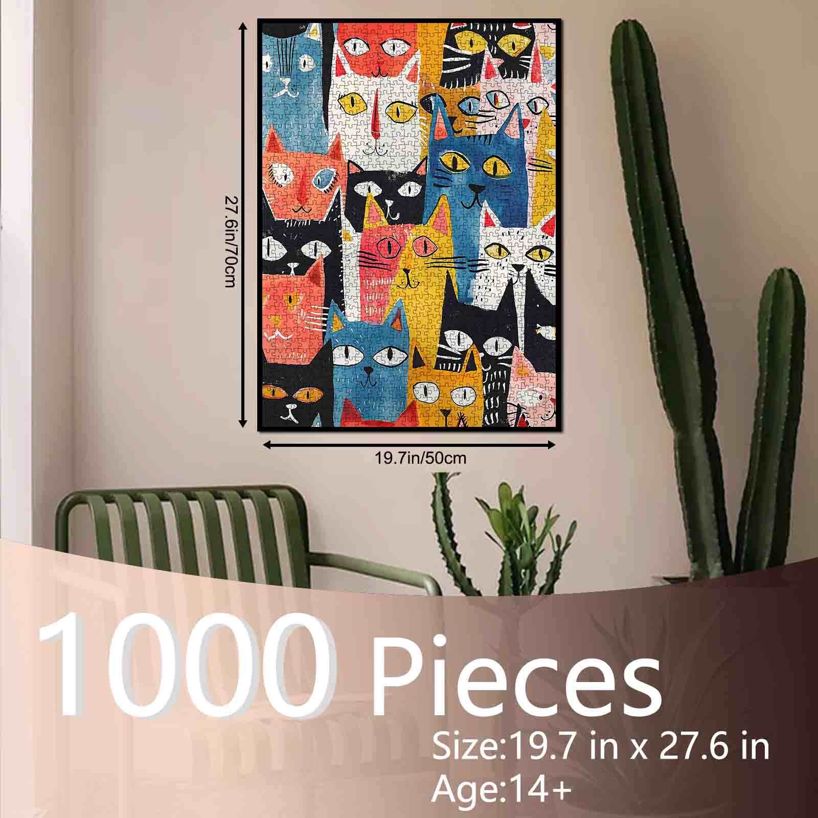 tucocoo-colorful-cats-puzzle-1000-teile-bunte-katzen image 5