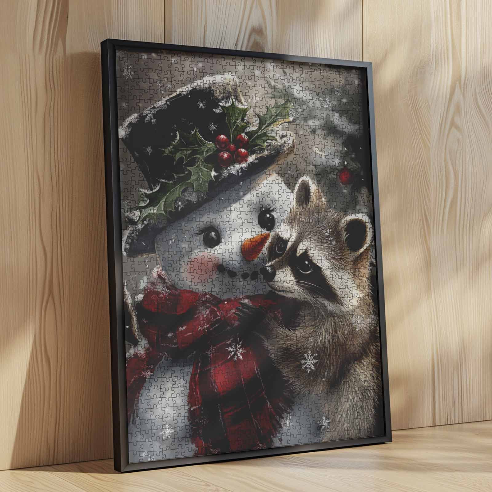 tucocoo-winter-hug-with-raccoon-puzzle-1000-teile-winter image 4