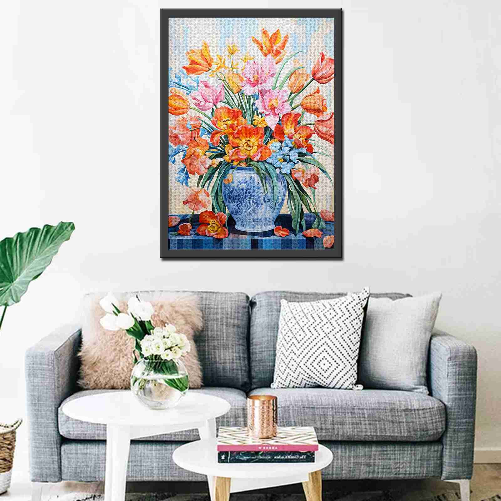 tucocoo-colorful-tulips-in-a-vase-puzzle-1000-teile-tulpen image 3