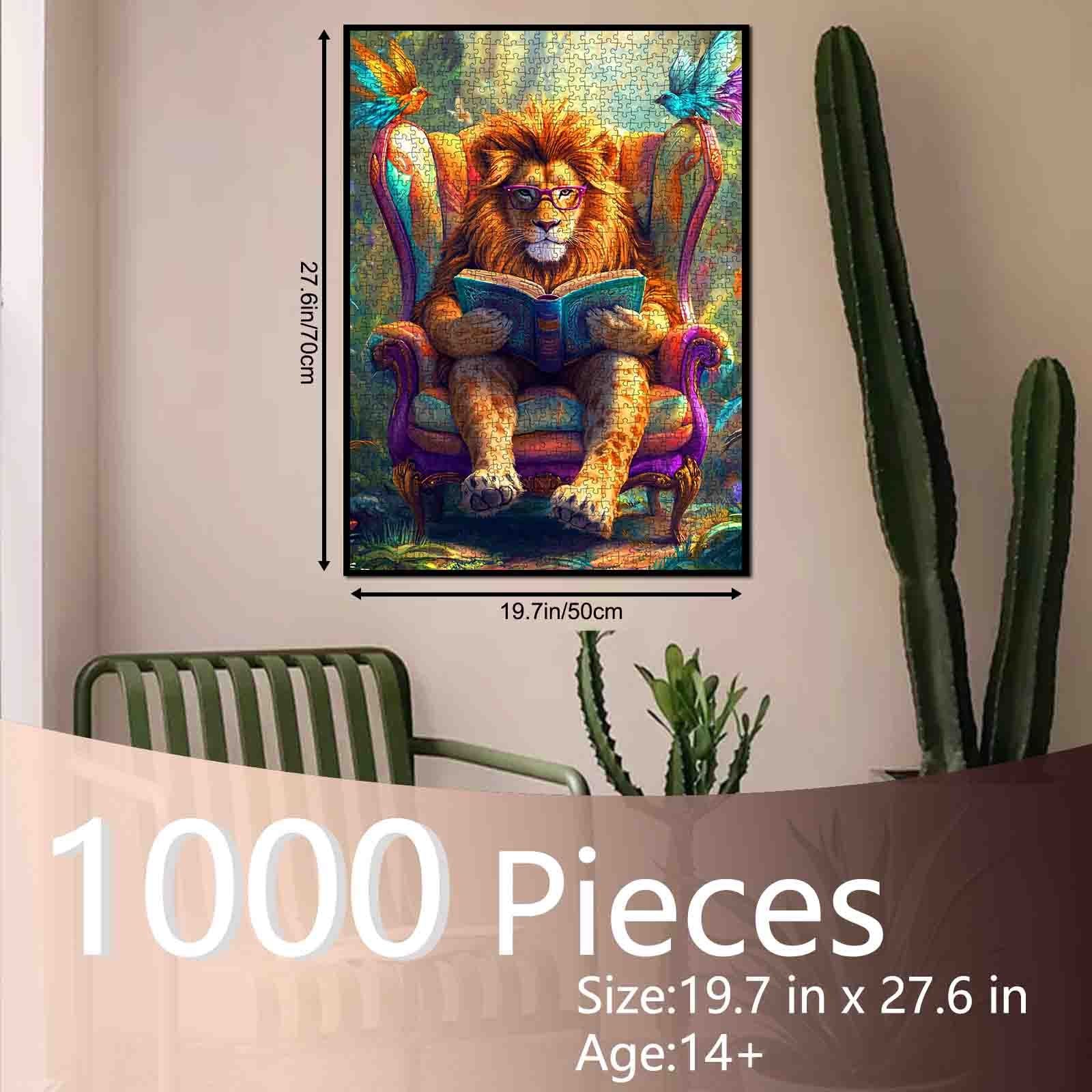 tucocoo-intellectual-lion-reading-puzzle-1000-teile-l-we image 5