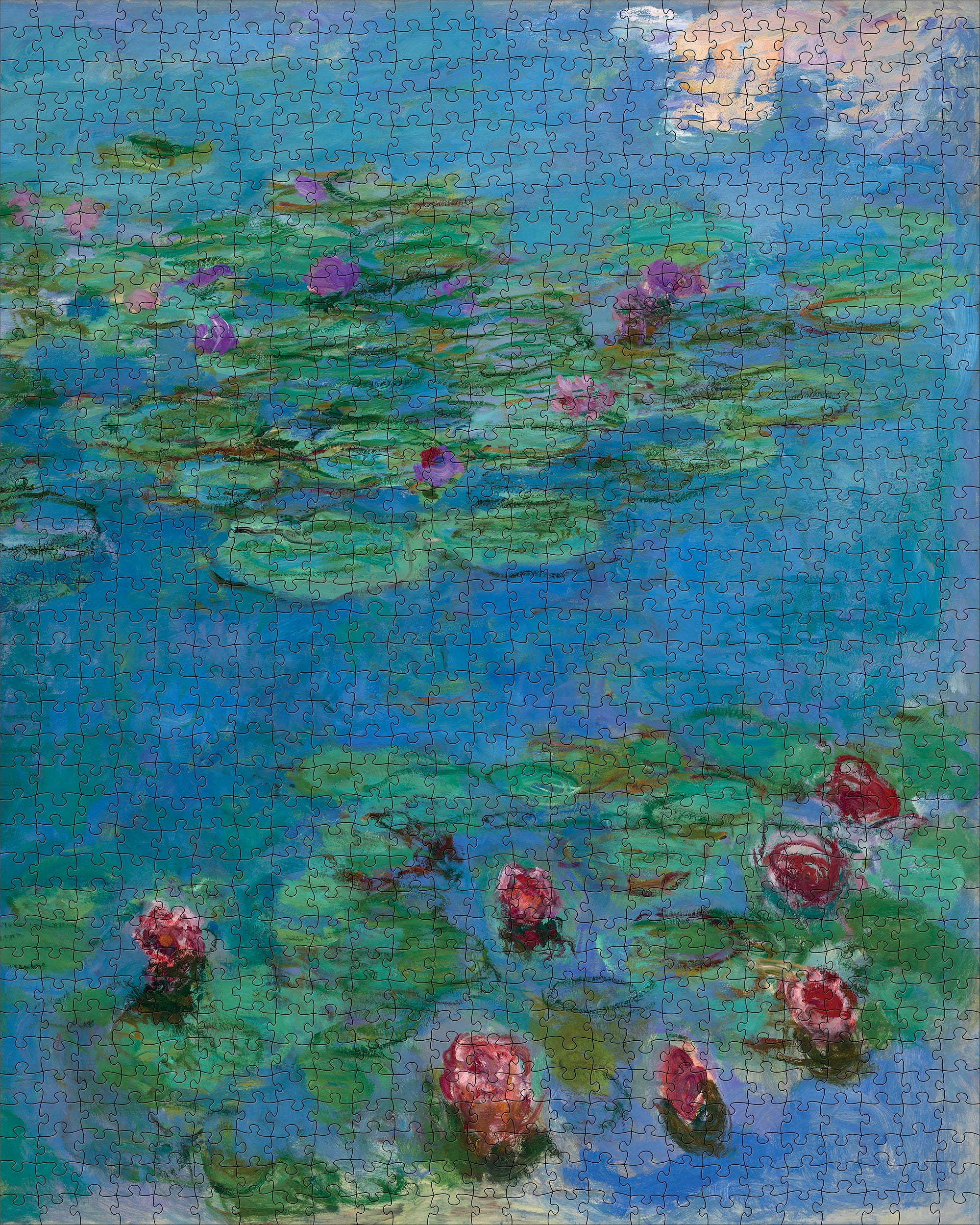 pomegranate-monet-water-lilies-puzzle-1000-teile-seerosen image 2
