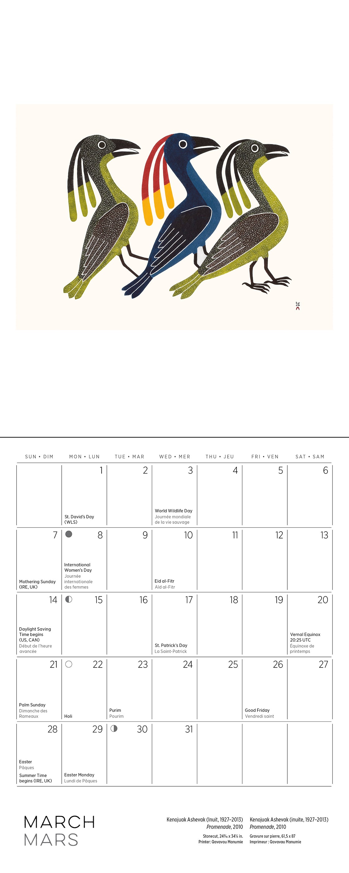 pomegranate-inuit-art-kinngait-2027-mini-wandkalender-inuit-kunst image 4