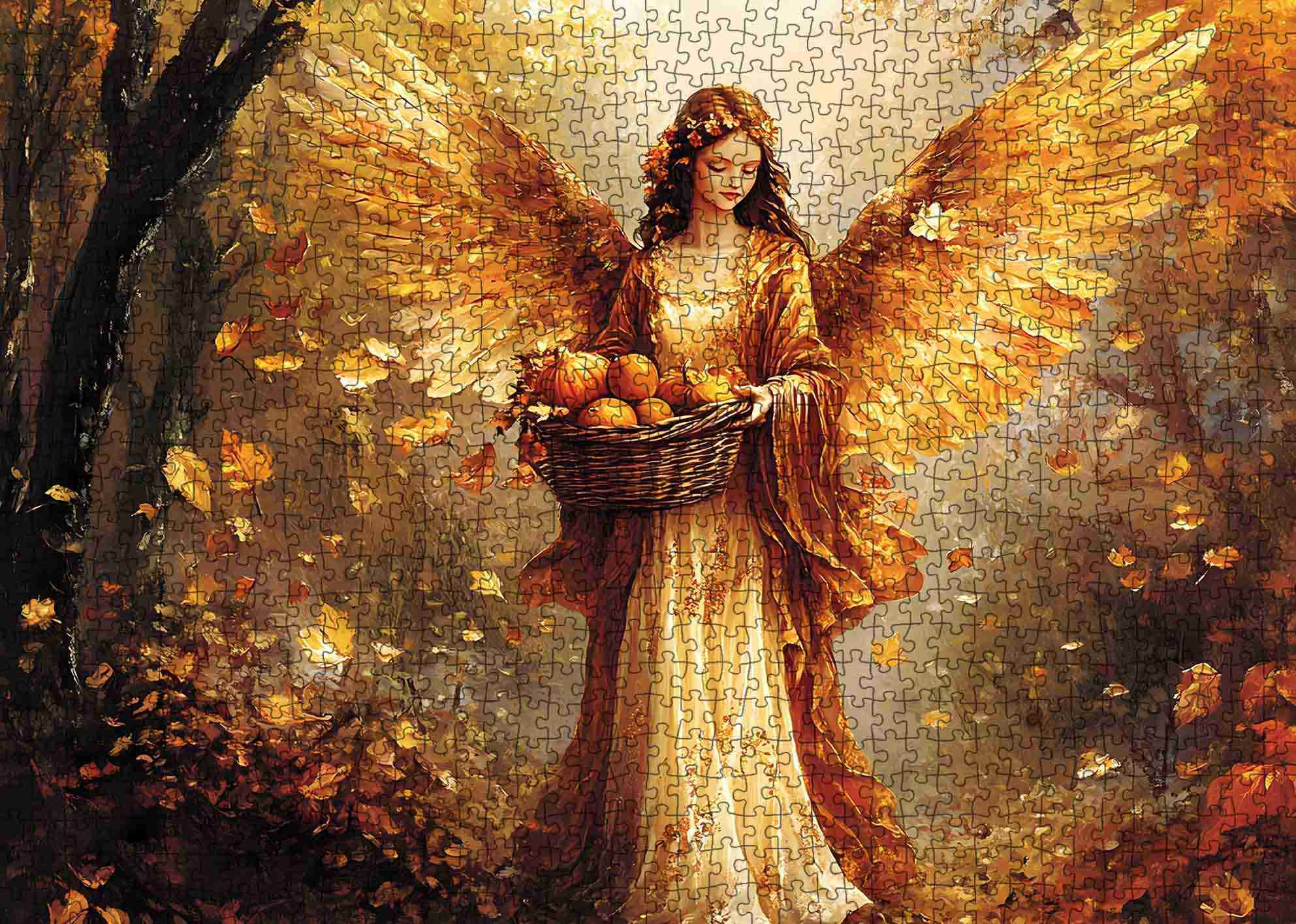 tucocoo-autumn-harvest-angel-puzzle-1000-teile-herbst-engel image 2