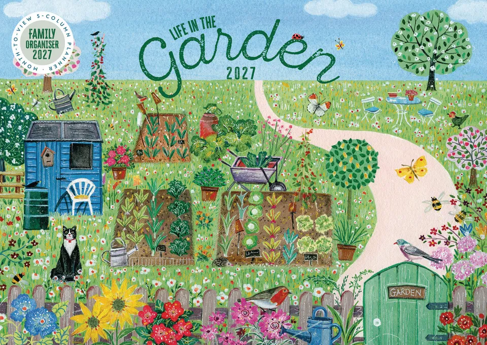 otter-house-life-in-the-garden-mtv-planner-a4-kalender-2027 image 1