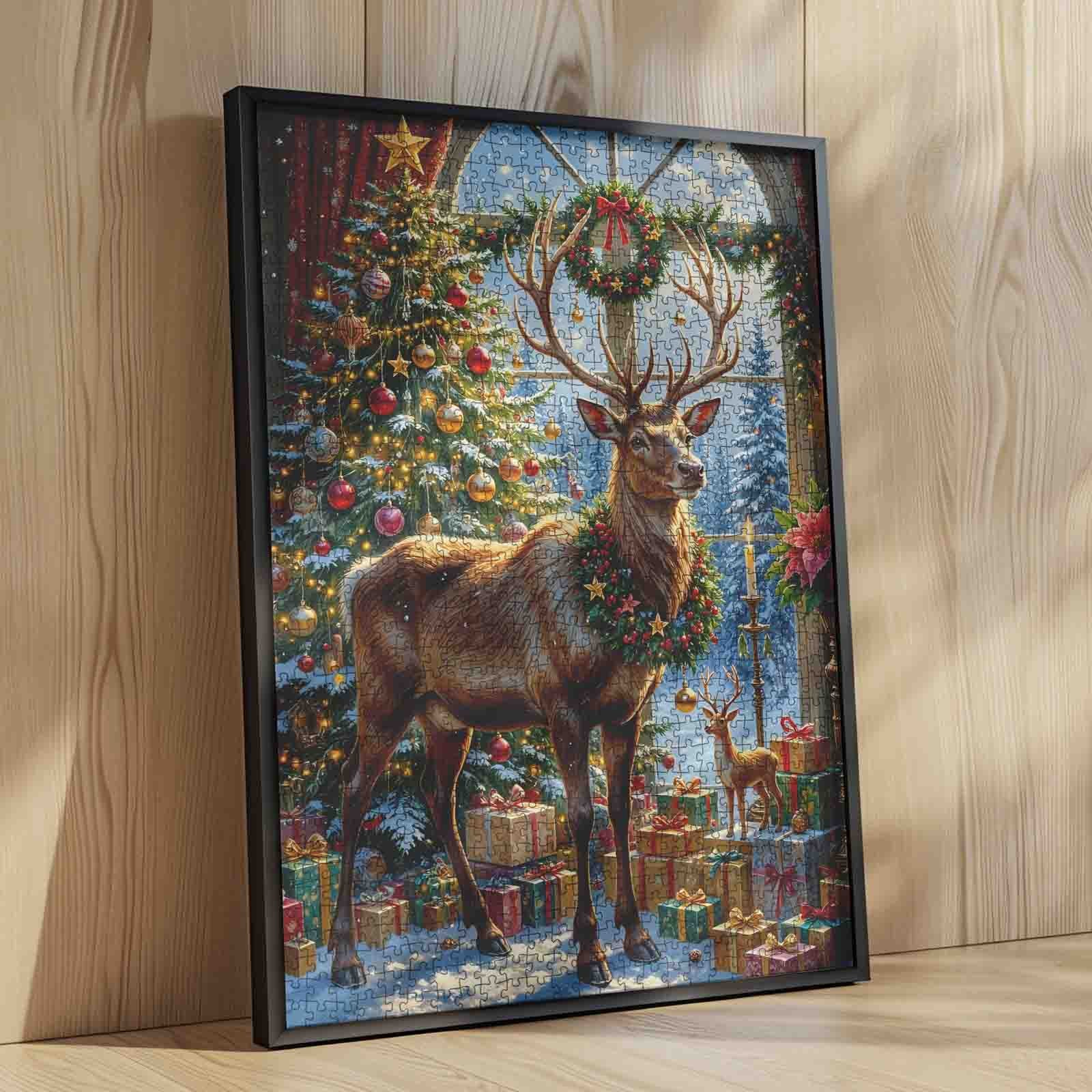 tucocoo-majestic-reindeer-festive-hall-puzzle-1000-teile-weihnachten image 4