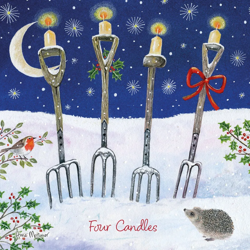otter-house-four-candles-weihnachtskarten-10er-pack-charity image 1