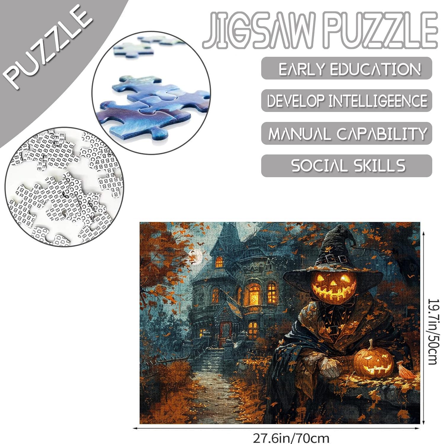 tucocoo-evil-skulls-skeleton-pumpkin-puzzle-1000-teile-halloween image 4