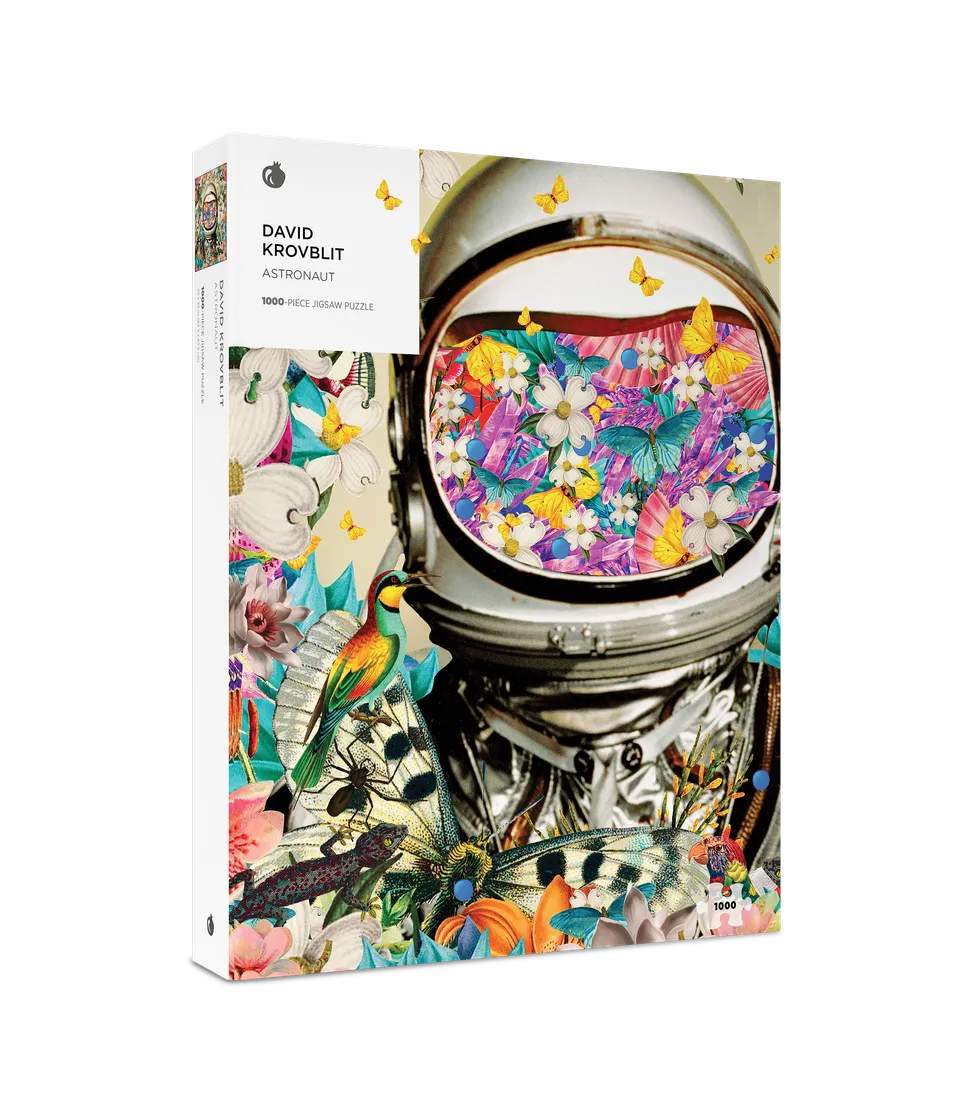 pomegranate-krovblit-astronaut-puzzle-1000-teile-collage image 1