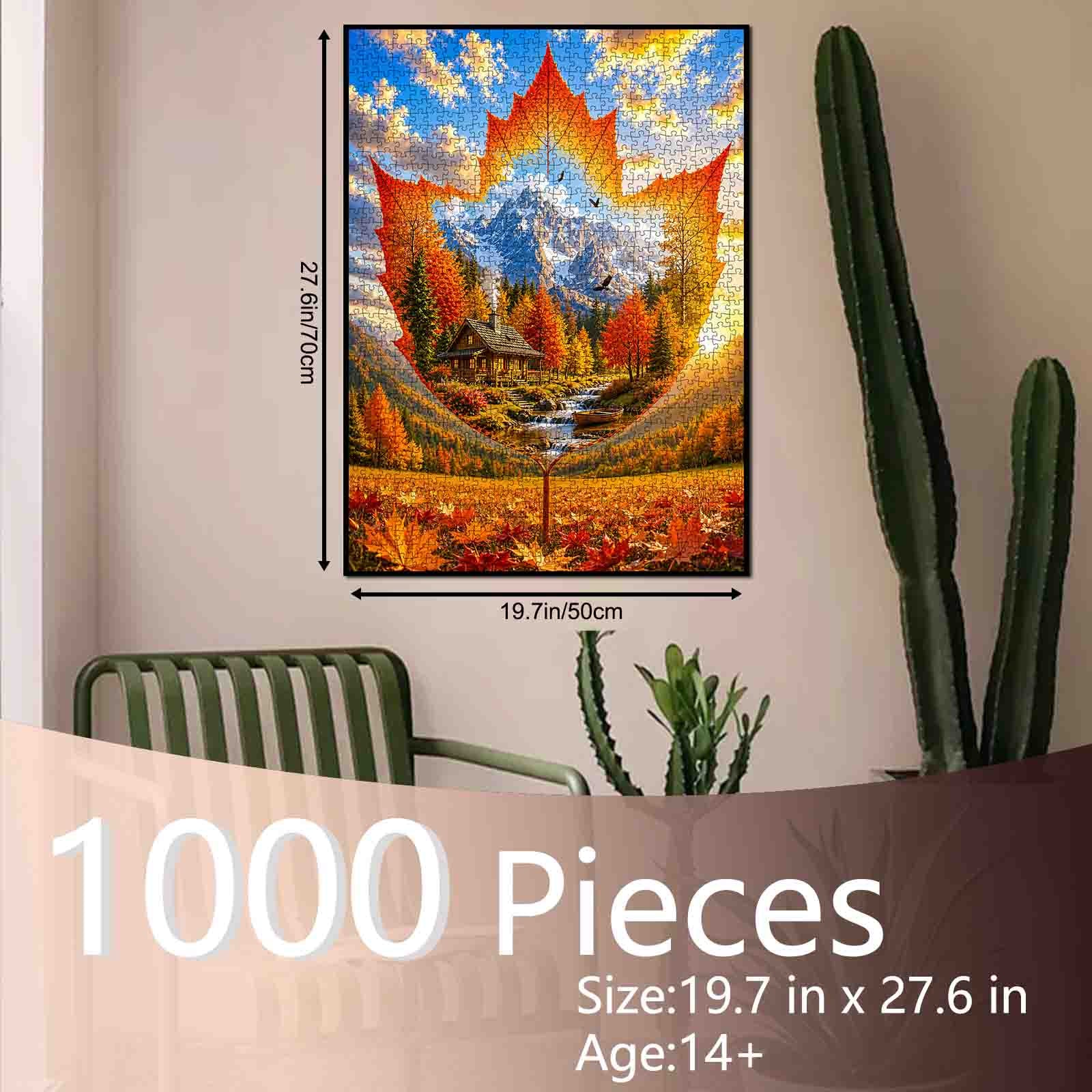 tucocoo-autumn-maple-mountain-retreat-puzzle-1000-teile image 5