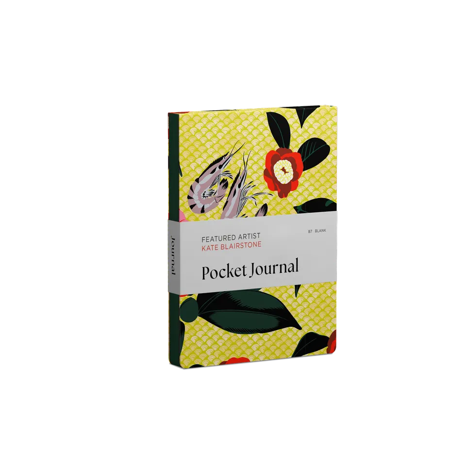 pomegranate-kate-blairstone-pocket-journal-blumen-notizbuch image 1
