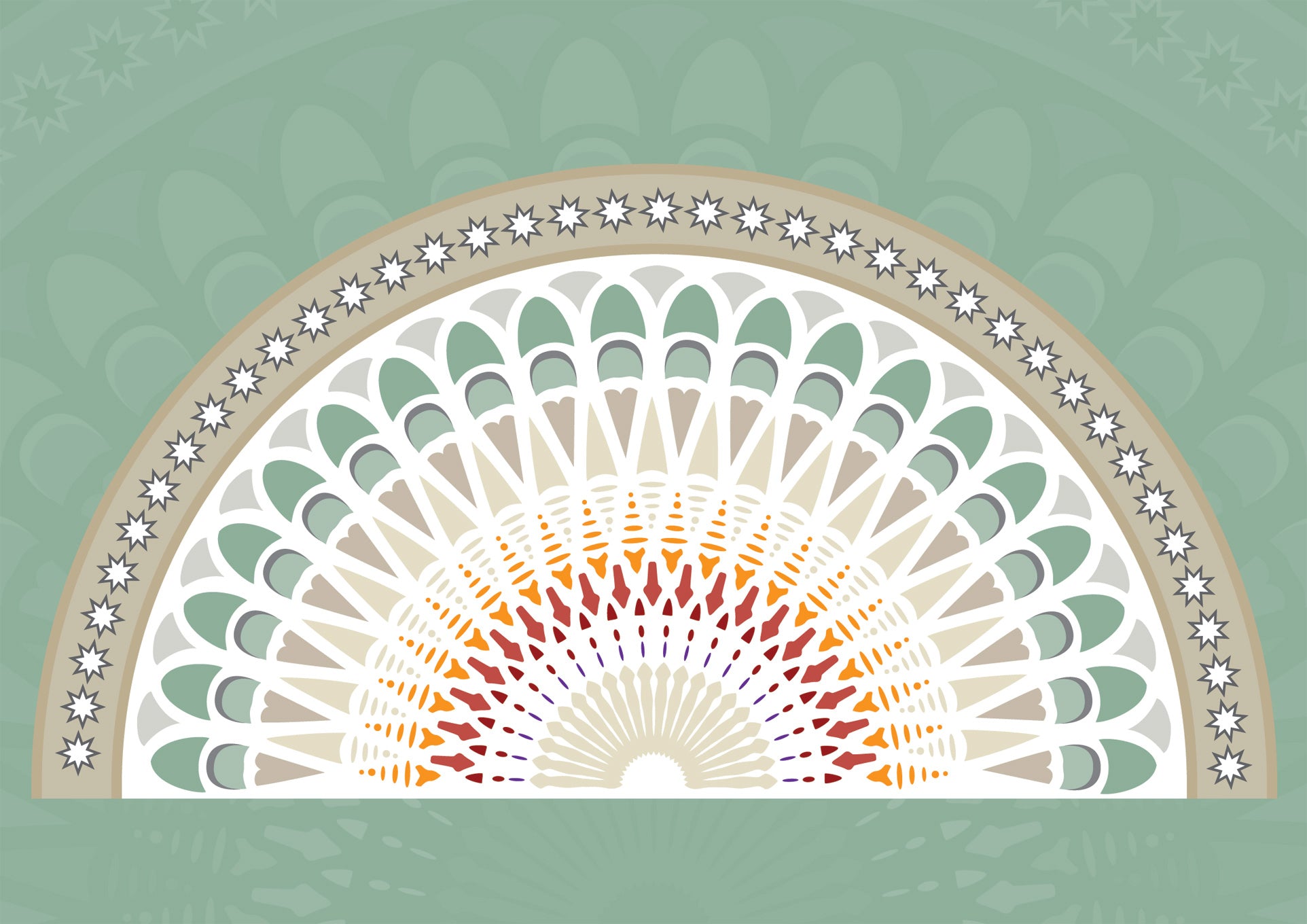pomegranate-louis-sullivan-kartenbox-ornament-gru-karten image 5