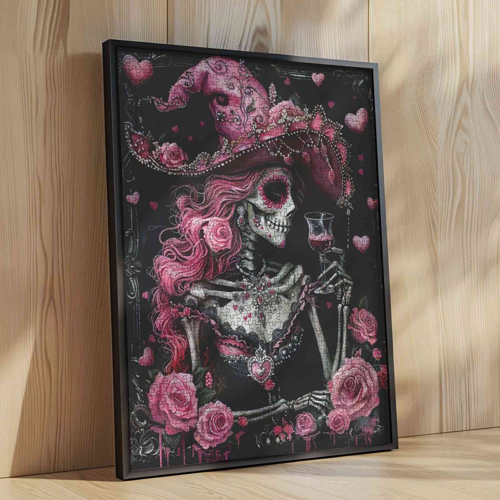 tucocoo-glamorous-skeleton-lady-puzzle-1000-teile-dame image 4