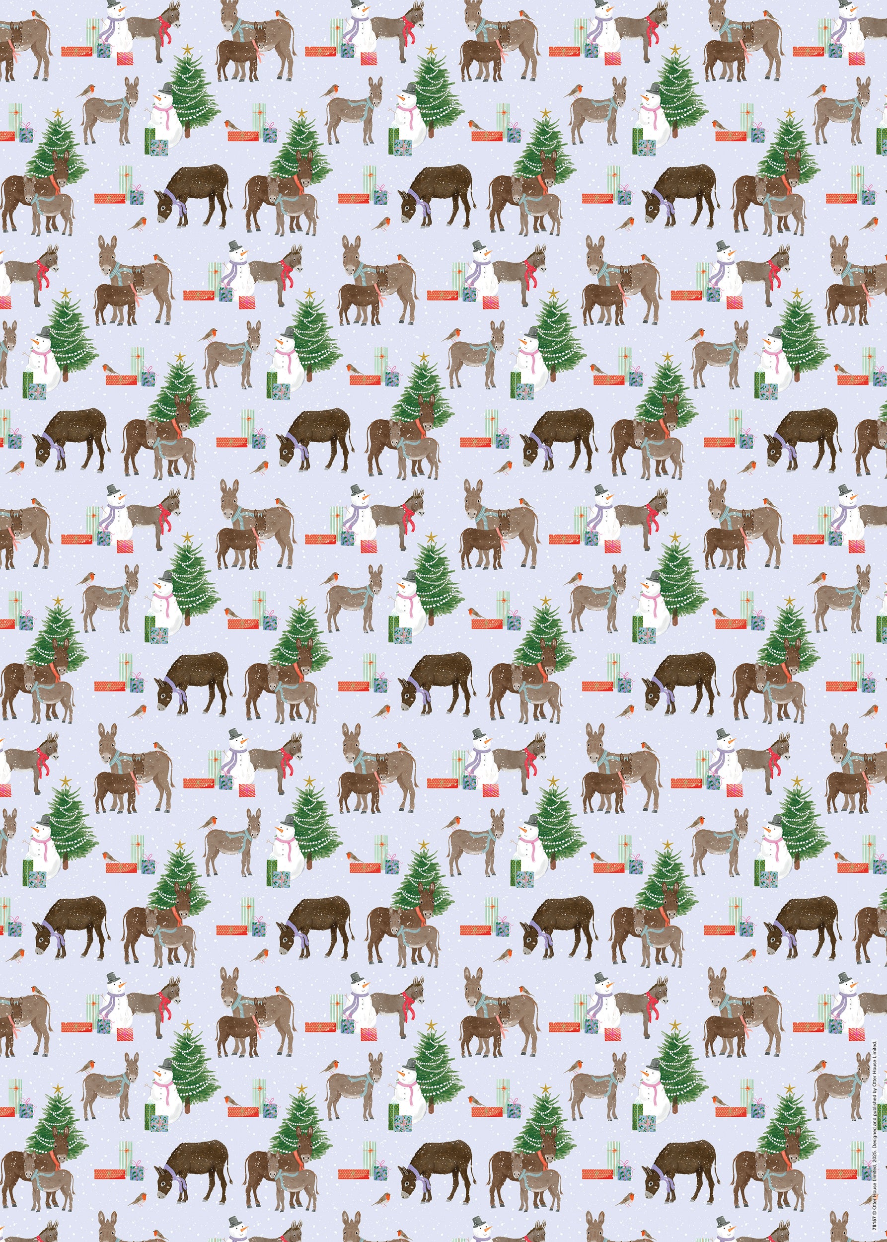 otter-house-gift-donkey-friends-geschenkpapier-5-bogen-tags image 2