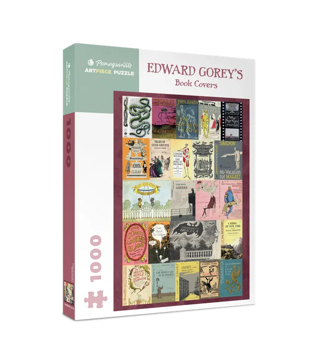 pomegranate-edward-gorey-s-book-covers-puzzle-1000-teile image 1