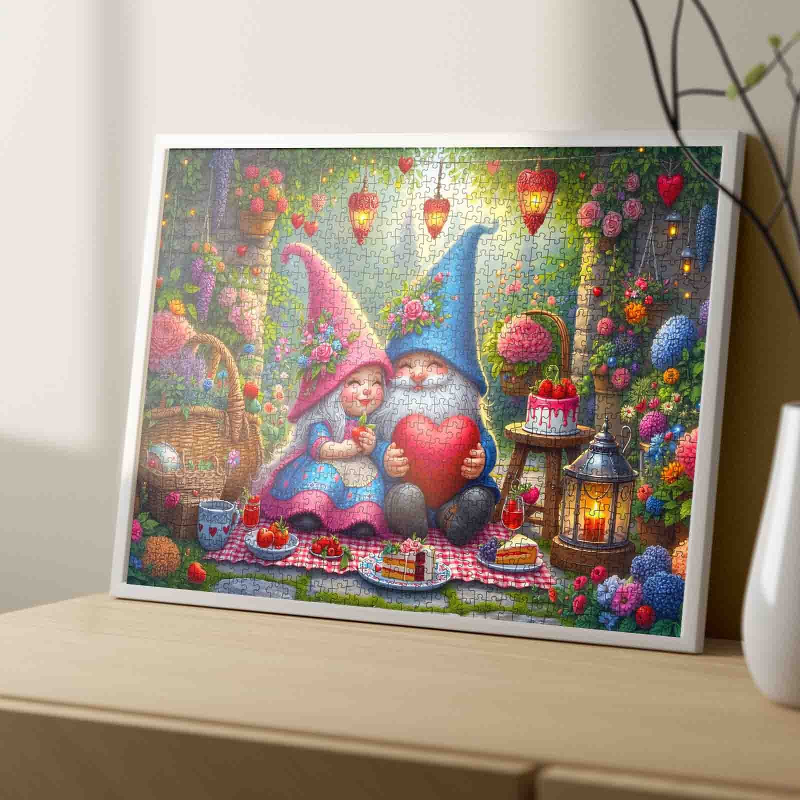 tucocoo-jigsaw-puzzles-enchanted-gnome-love-garden-puzzle-1000-teile image 4