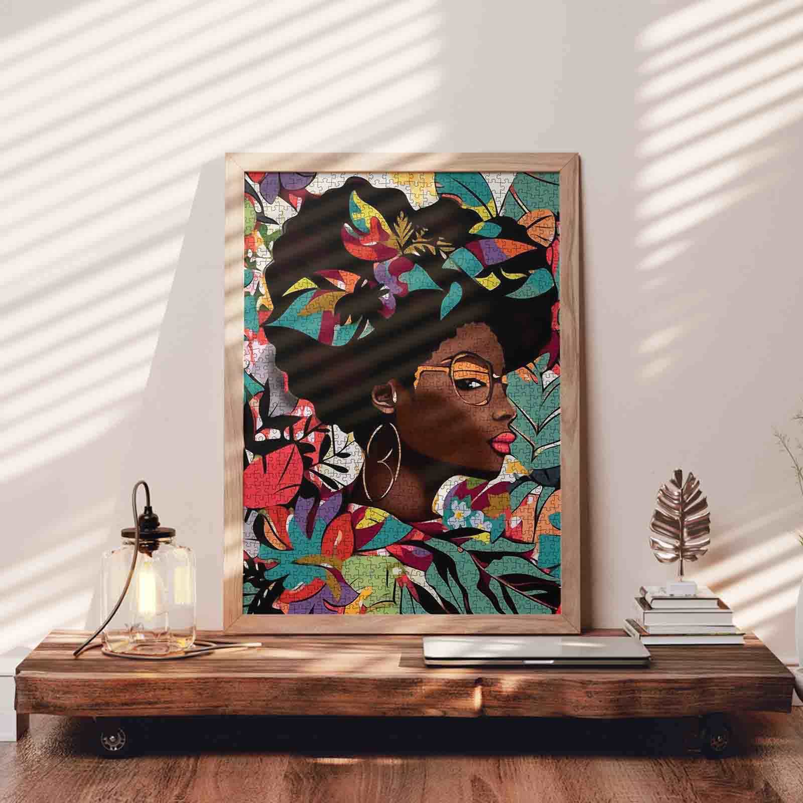 tucocoo-sunglass-painting-puzzle-1000-teile-portrait-frau image 3
