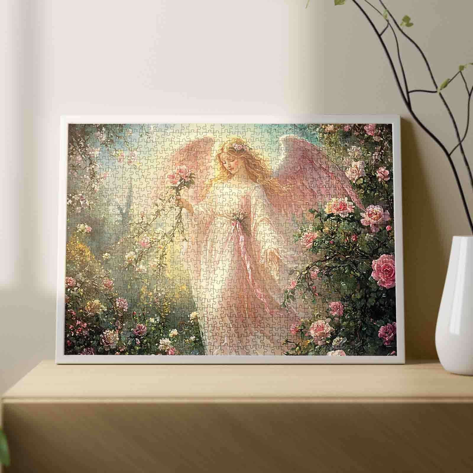 tucocoo-rose-garden-angel-puzzle-1000-teile-rosenmotiv image 3