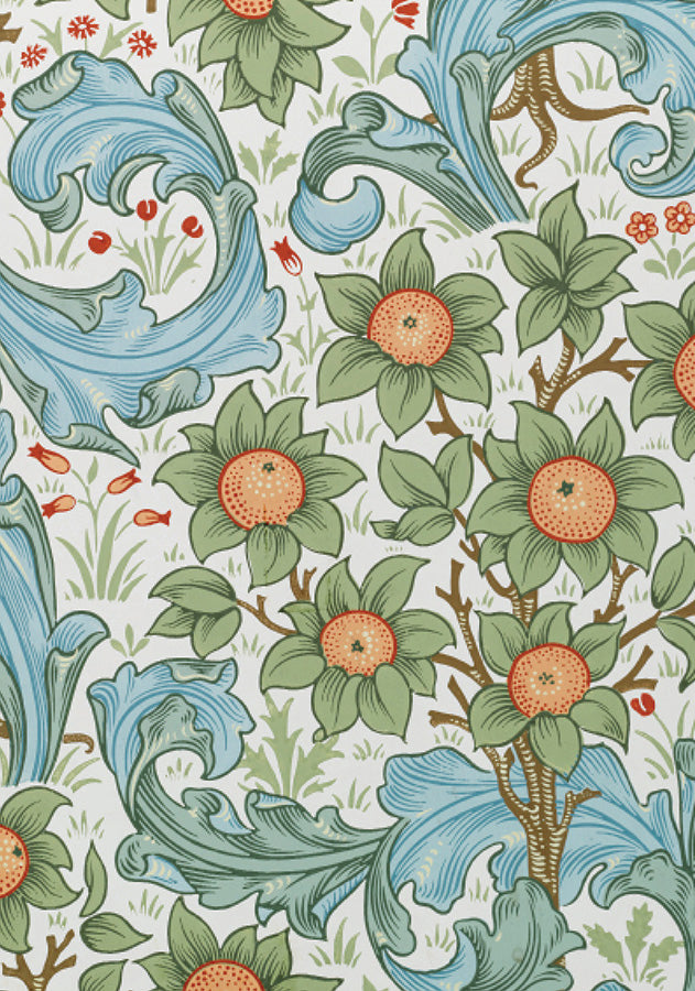 pomegranate-william-morris-boxed-notecards-gru-karten-20er-blumen image 3